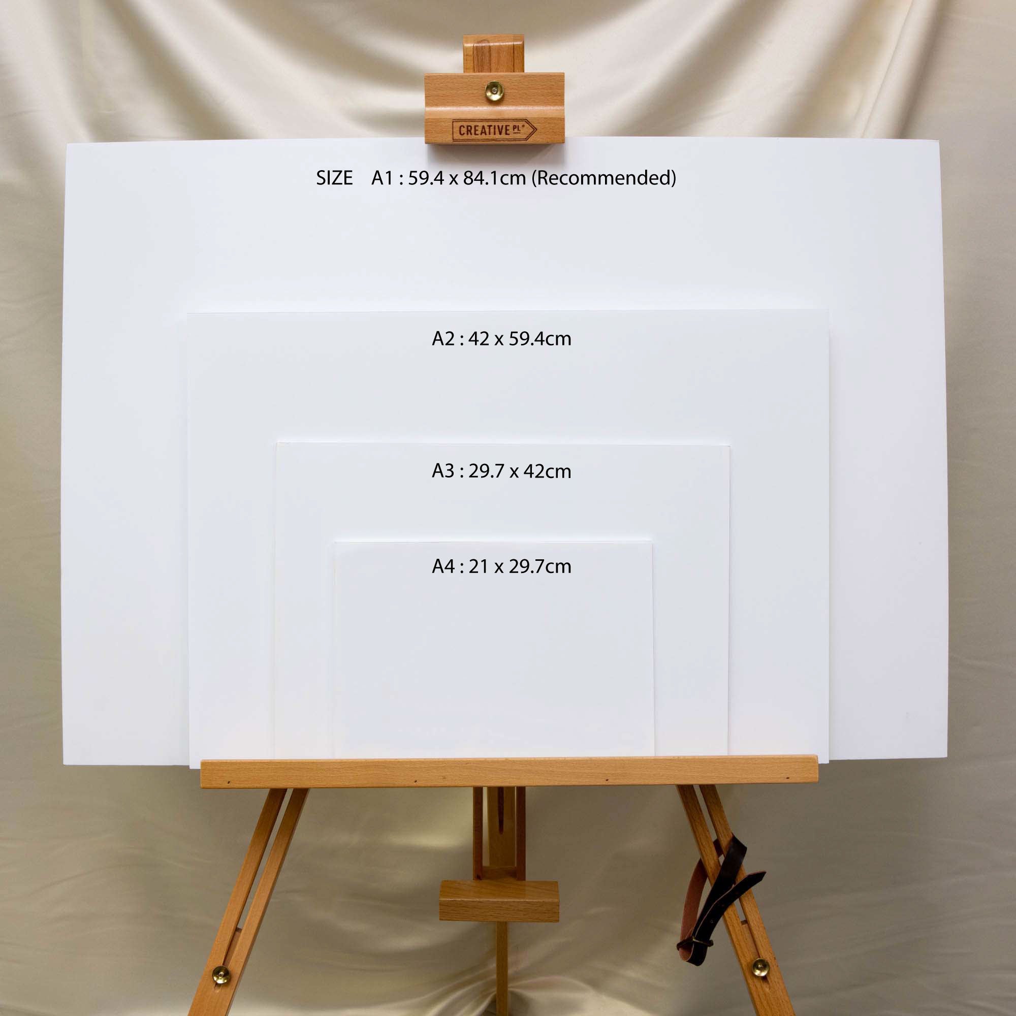 Printed Wedding Welcome sign | White Landscape