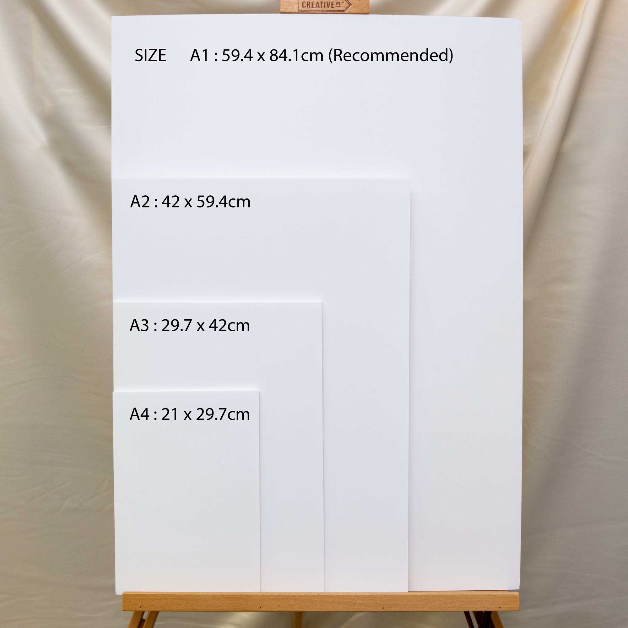 Printed Wedding Welcome sign | Black Portrait