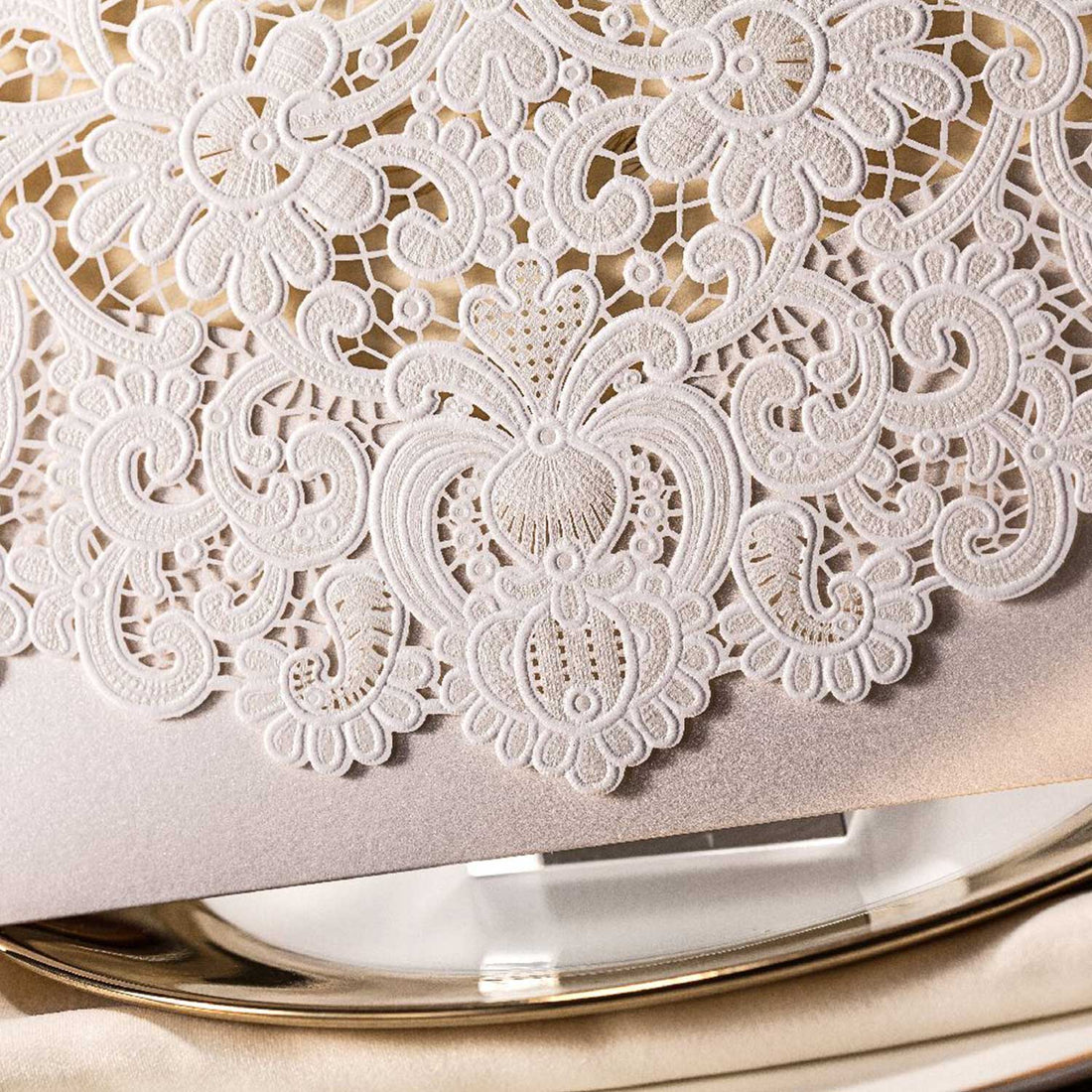 personalised laser cut wedding invitation