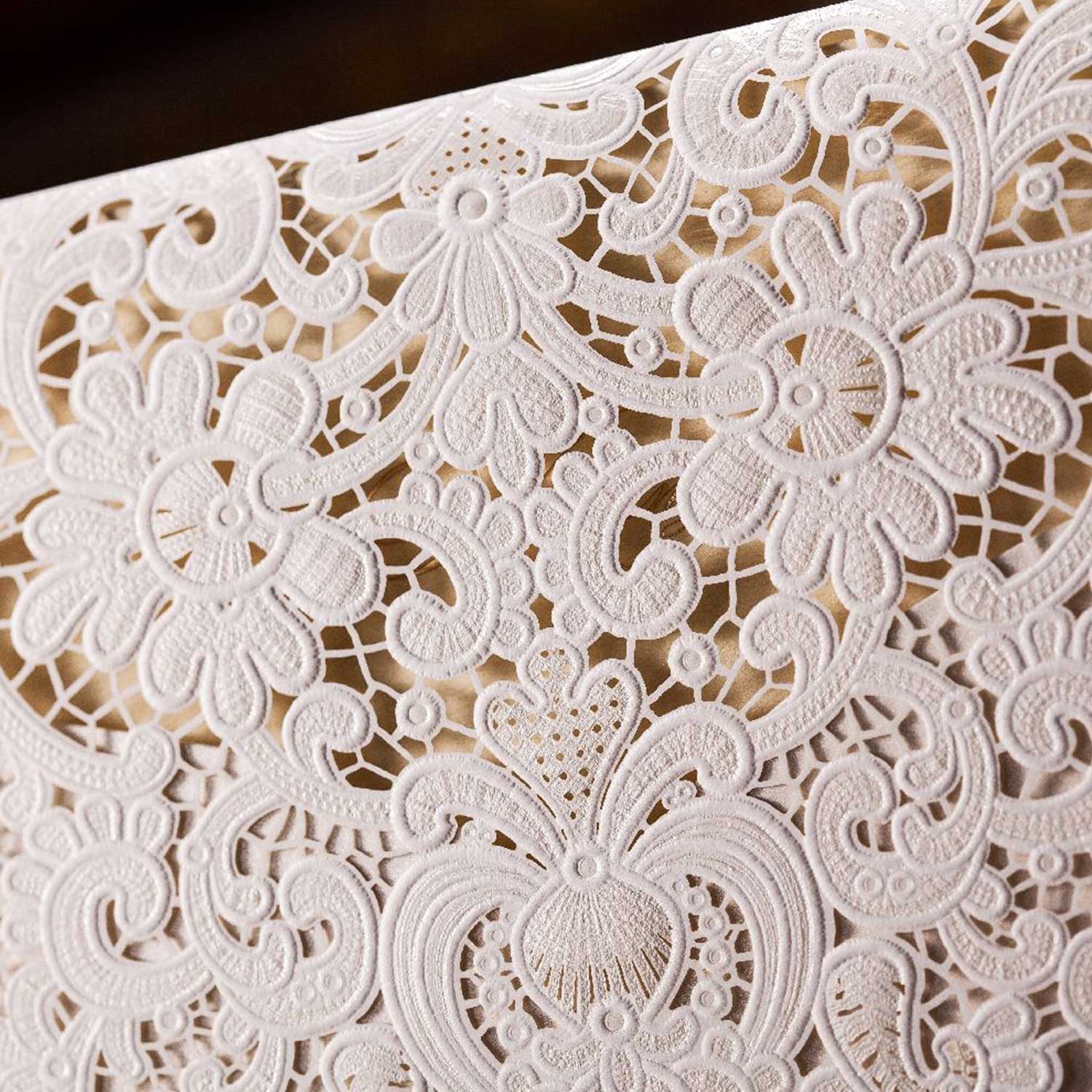 Laser Cut Wedding Invitations - CW073