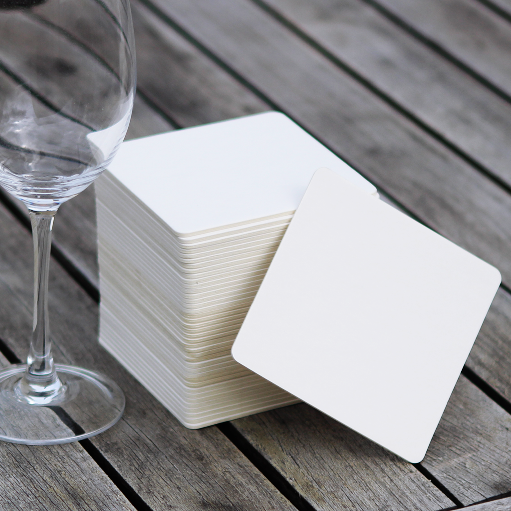 Plain Blank Coasters for Wedding and Party Ideas, customisable