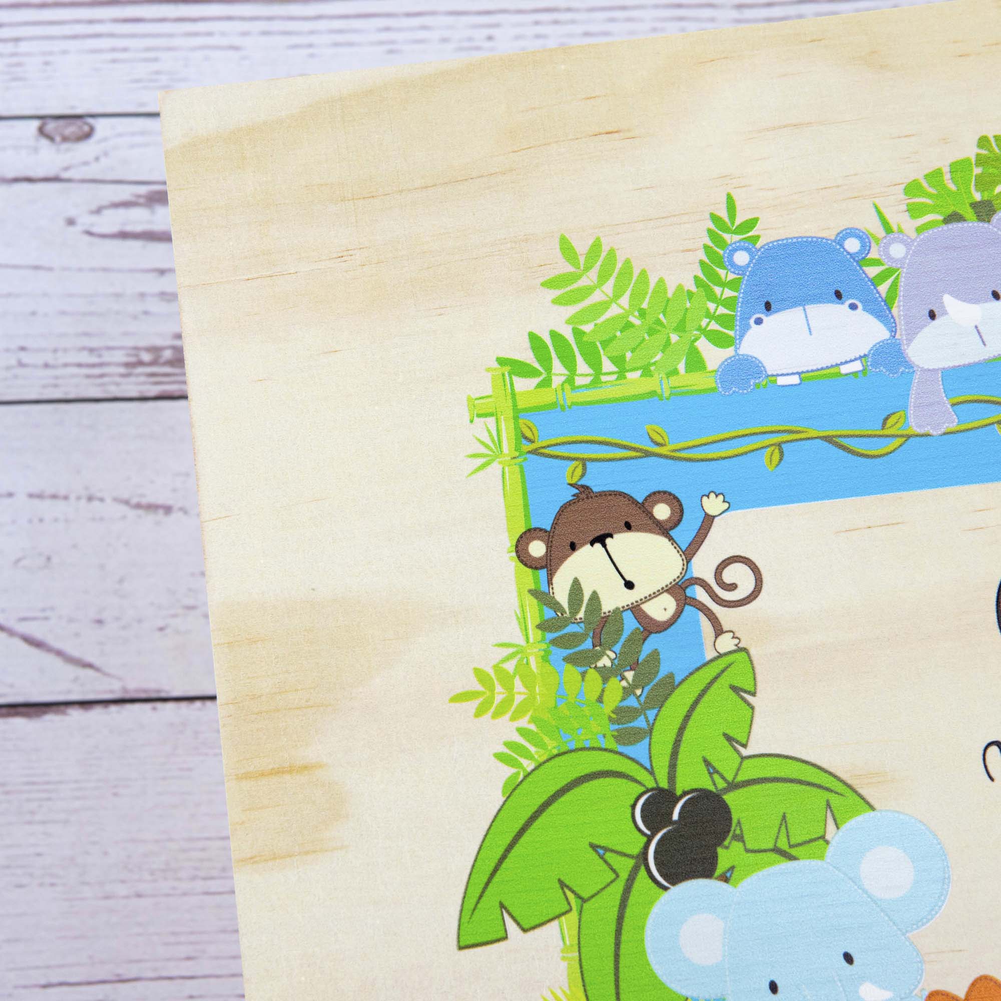 Printed Wooden Keepsake box, New Baby and New Mom Gift