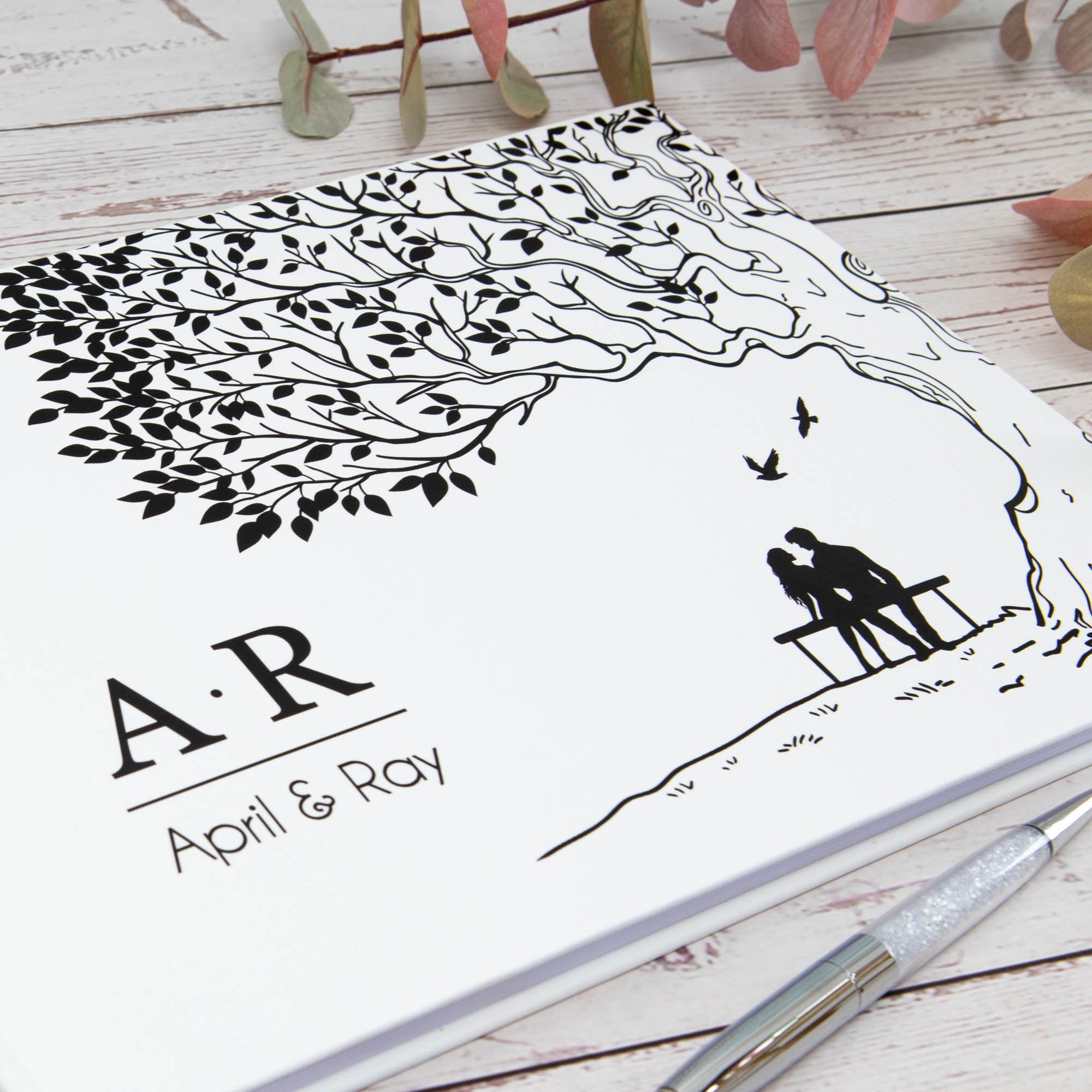 Personalised Couple Anniversary Scrapbook