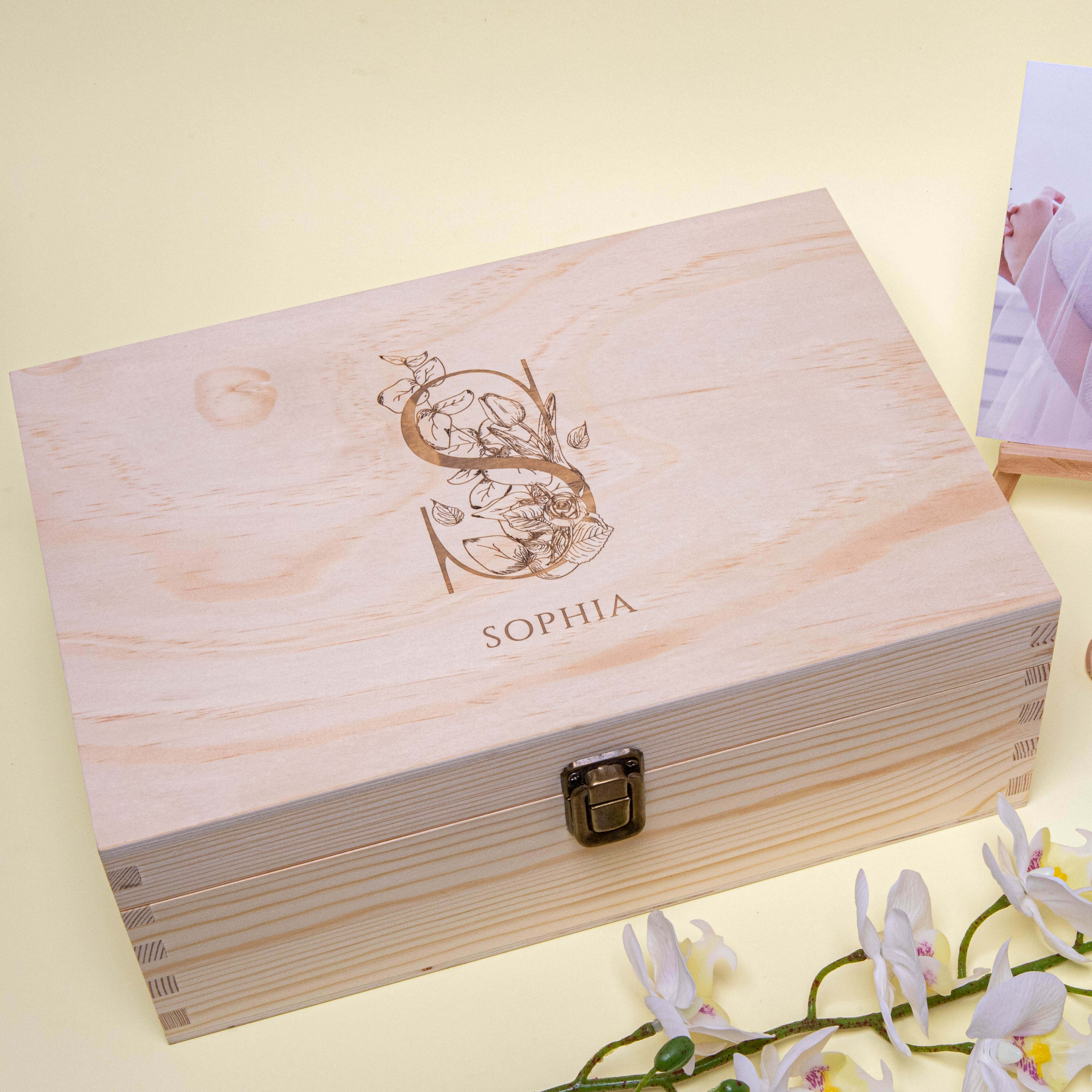 Personalised Wooden Keepsake box, Bridesmaid Proposal Gift Box
