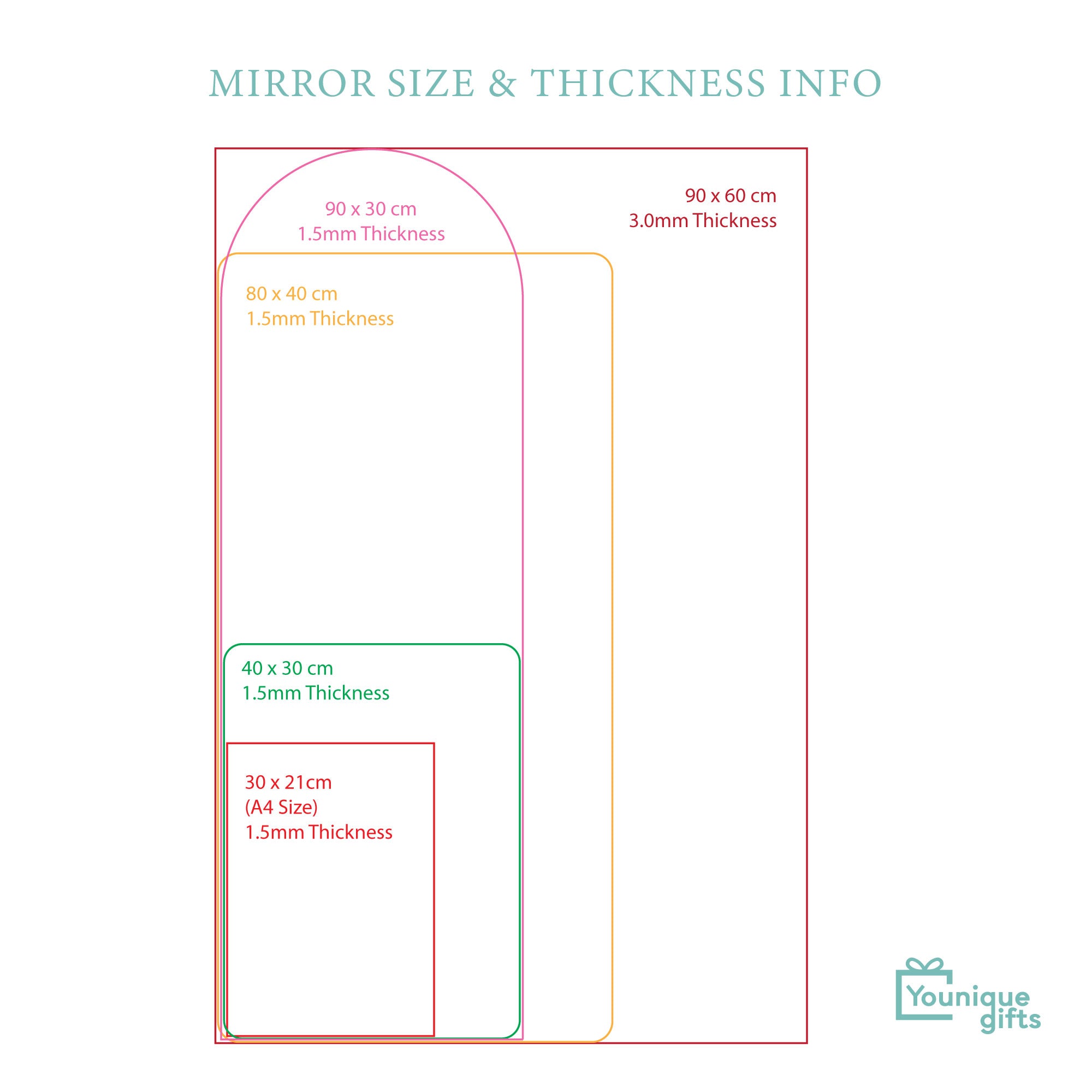 Printed Wedding Welcome sign | Mirror Portrait