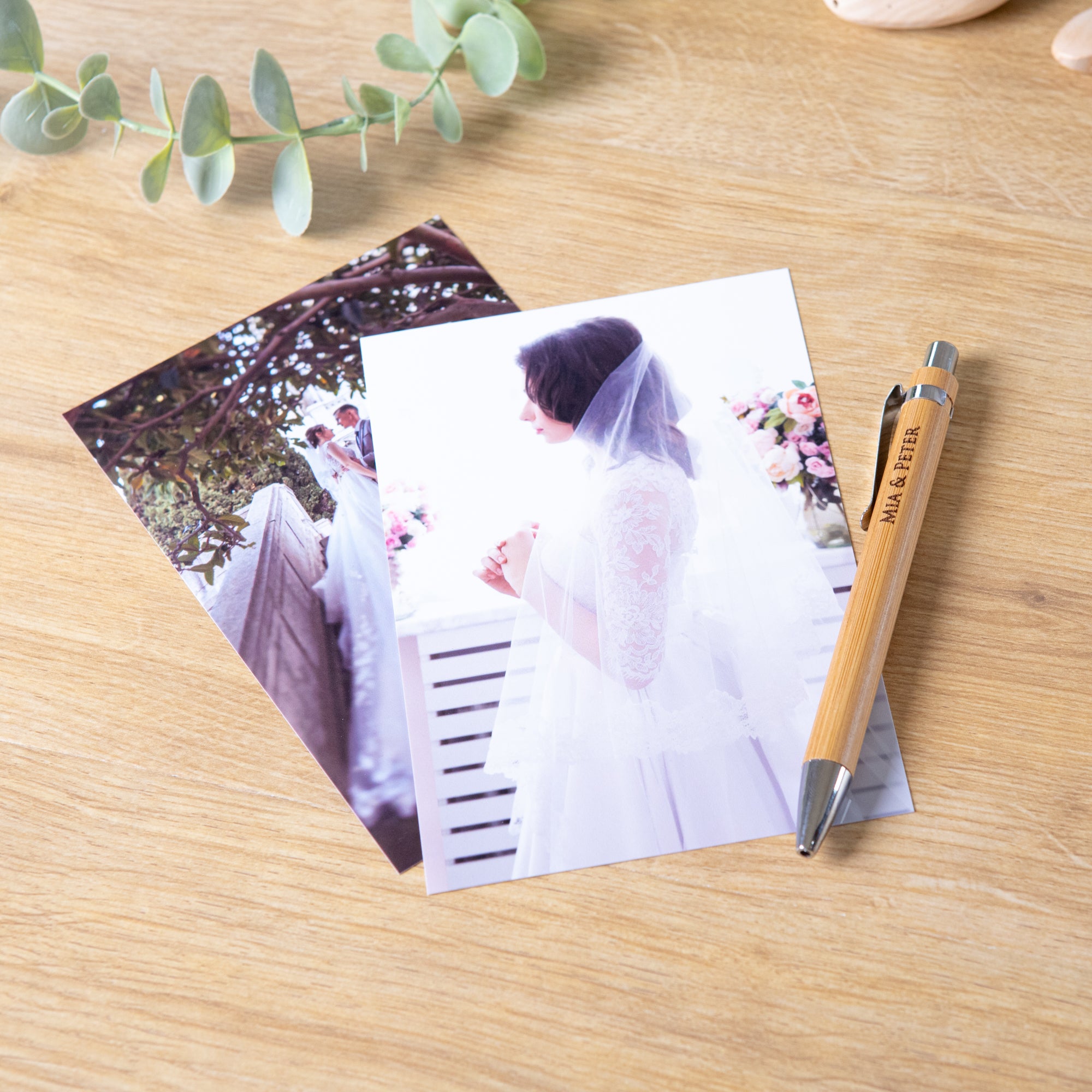 Engraved Wedding Guest Book – Custom Names & Date, Lasting Keepsake