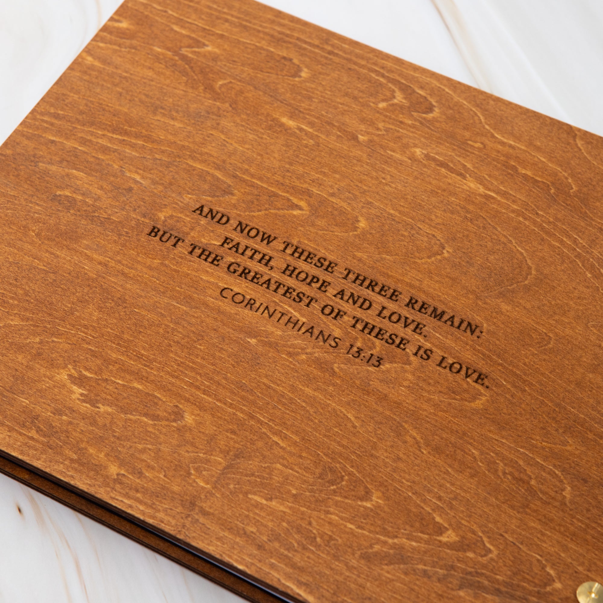 Engraved Wedding Guest Book – Custom Names & Date, Lasting Keepsake