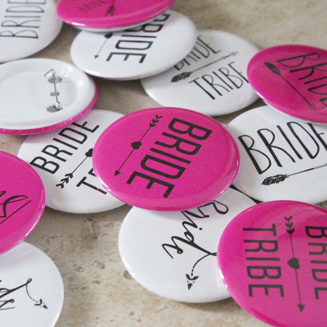 Custom Bachelorette party pin buttons,badges, Party Favours, Wedding Pinback, Bride Tribe