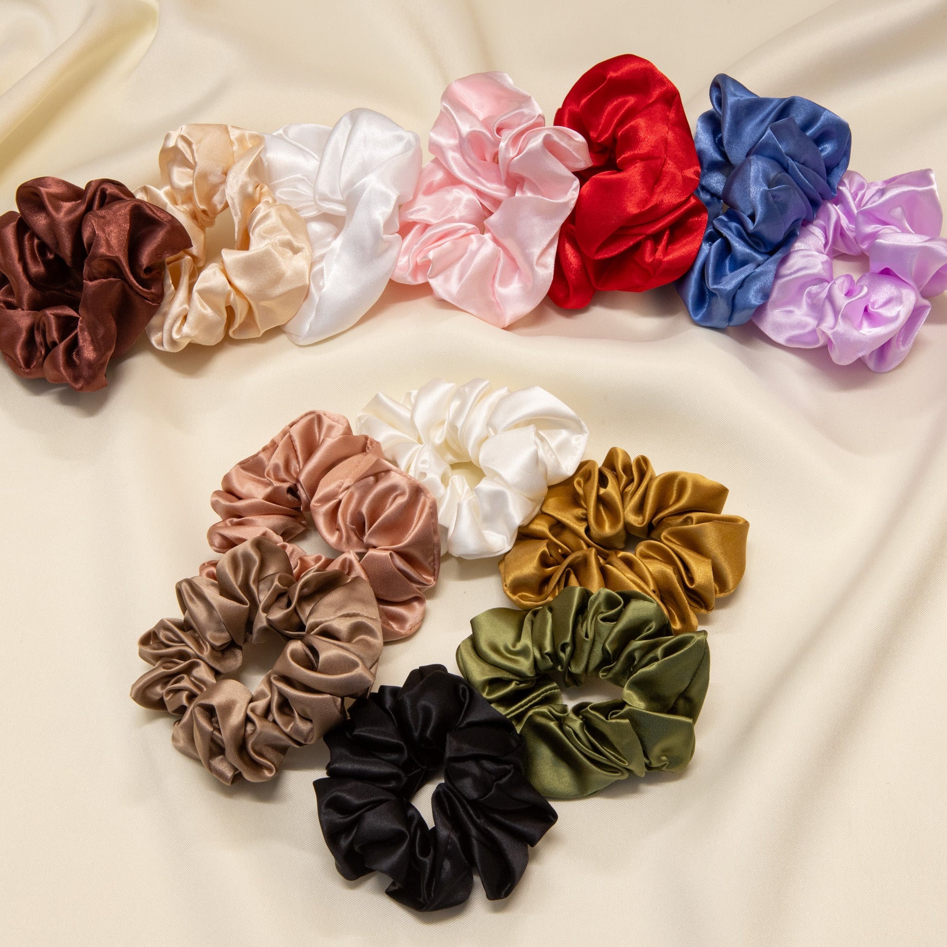 Bridesmaid Scrunchie – Satin or Mulberry Silk - Personalised wedding gift - Younique Gifts Melbourne