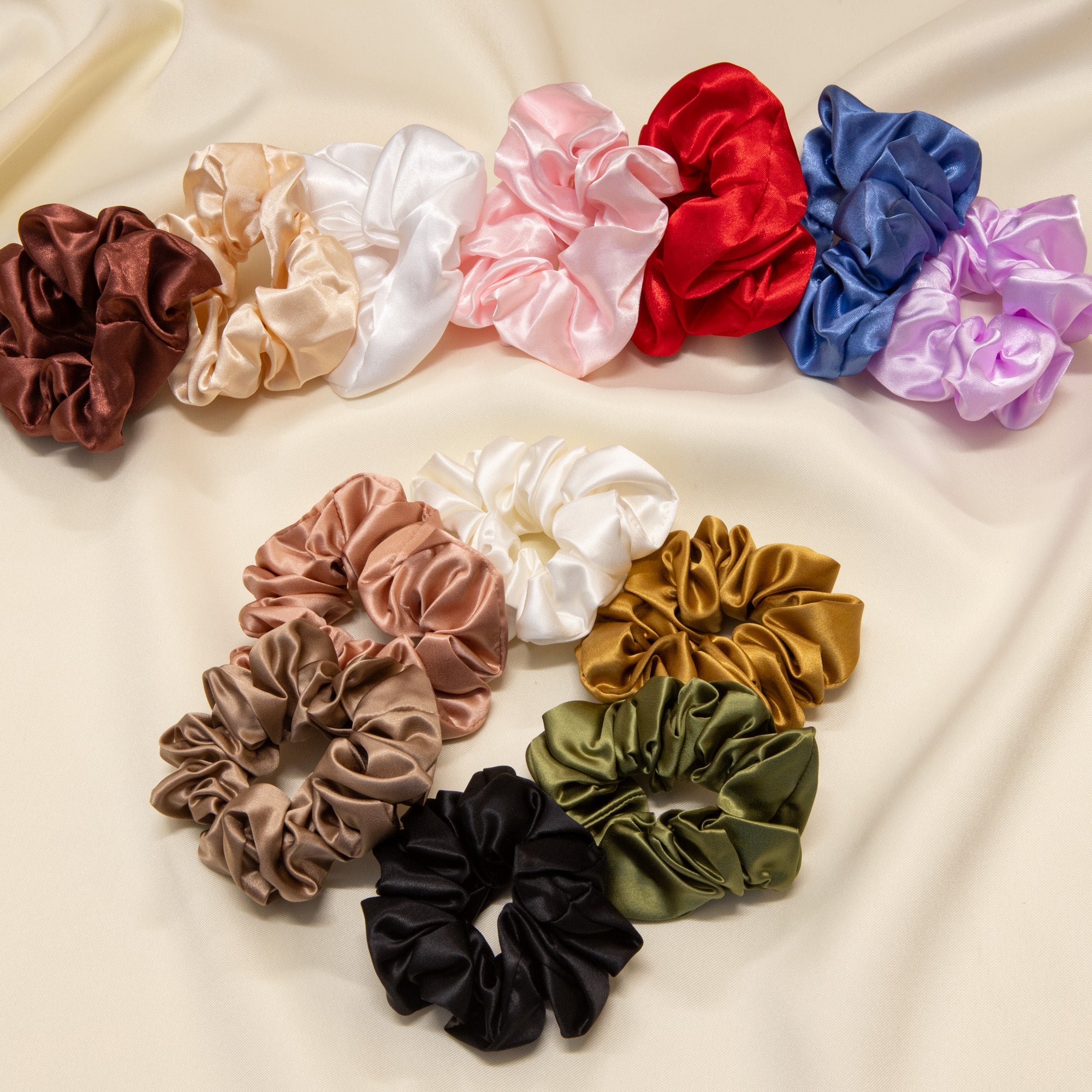 Bridesmaid Scrunchie – Satin or Mulberry Silk - Personalised wedding gift - Younique Gifts Melbourne