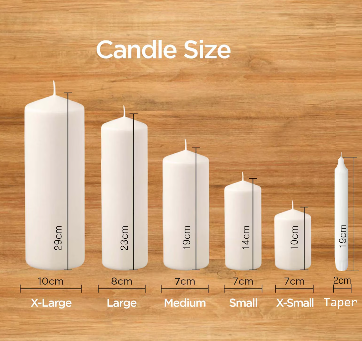 Gold Foil Personalised Baptism, Christening Candle [B]