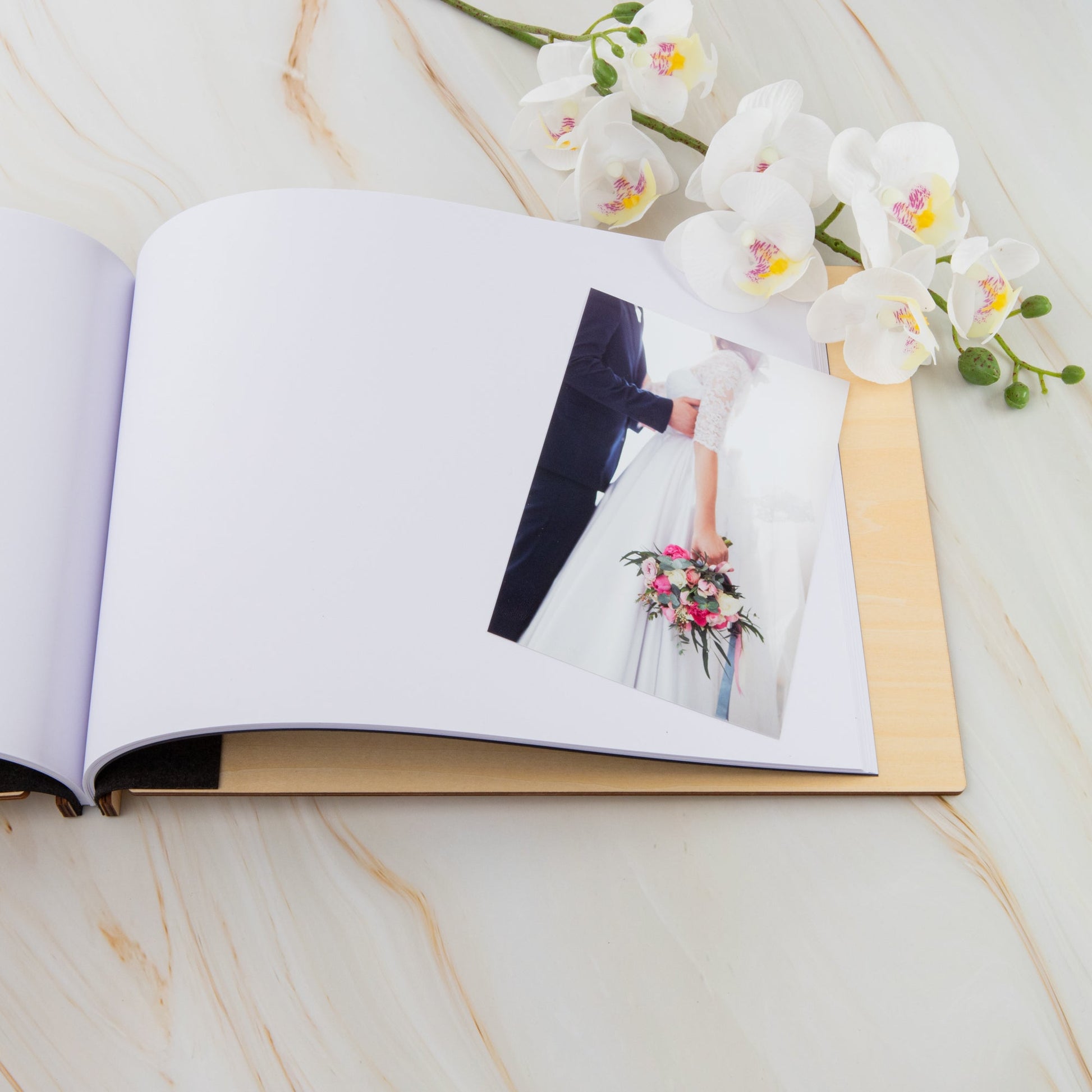 Custom Wedding Guest Book AU – Personalised & Engraved in Australia - Personalised Guest book - Younique Gifts Melbourne