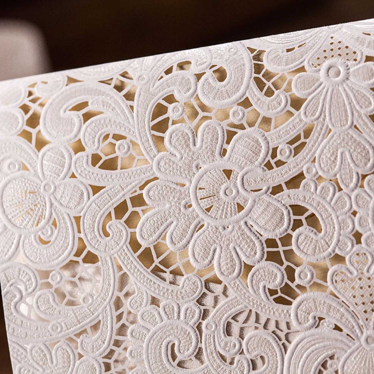 Laser Cut Wedding Invitations - CW073 - Personalised Invitations - Younique Gifts Melbourne