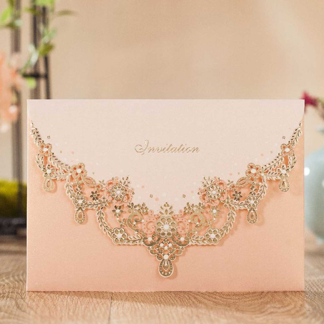 Laser cut wedding invitations CW7011 - Personalised Invitations - Younique Gifts Melbourne