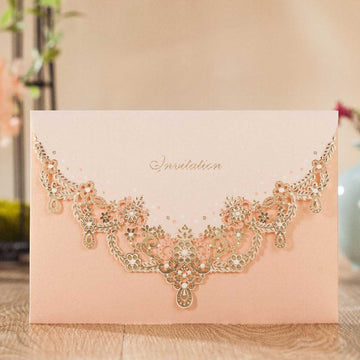 Laser cut wedding invitations CW7011 - Personalised Invitations - Younique Gifts Melbourne
