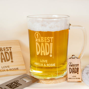Personalised Beer Mug – Father’s Day Gift