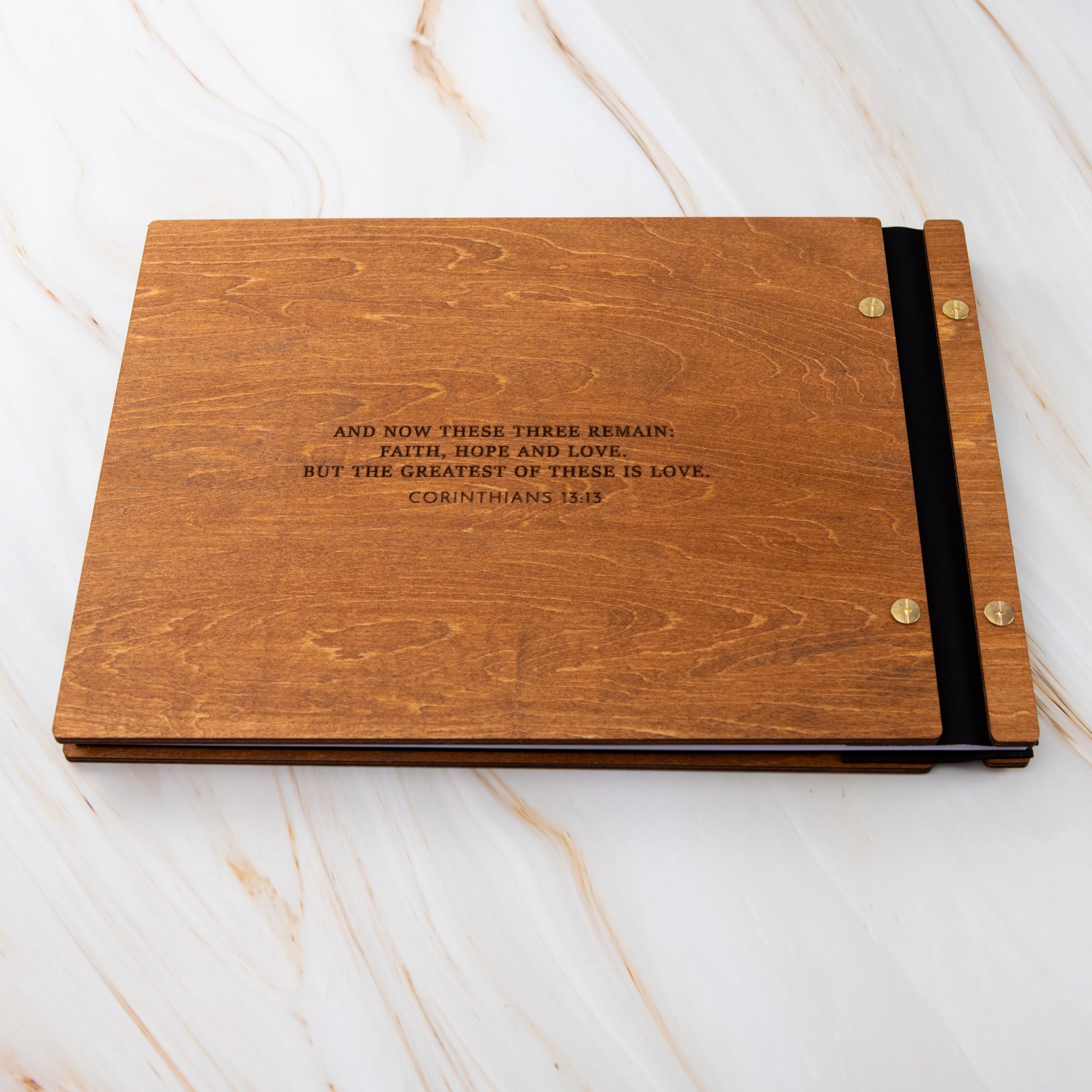 Modern Personalised Wedding Guest Book – Timeless Wedding Keepsake - Personalised Guest book - Younique Gifts Melbourne