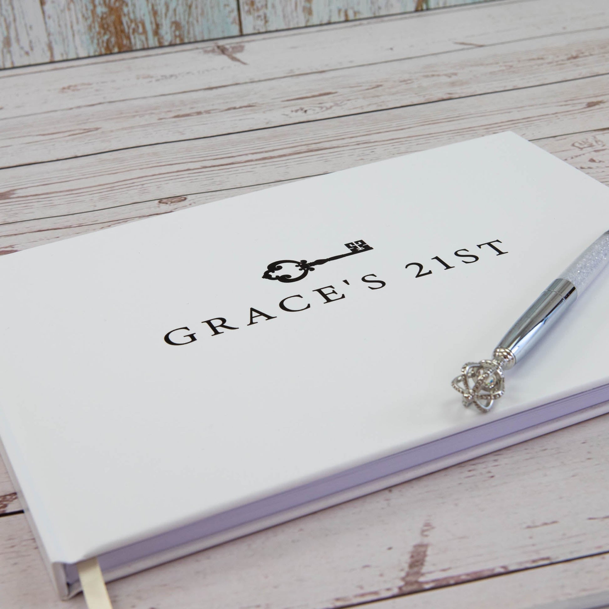 Personalised Birthday Guest Book, 21st birthday - Personalised Guest book - Younique Gifts Melbourne