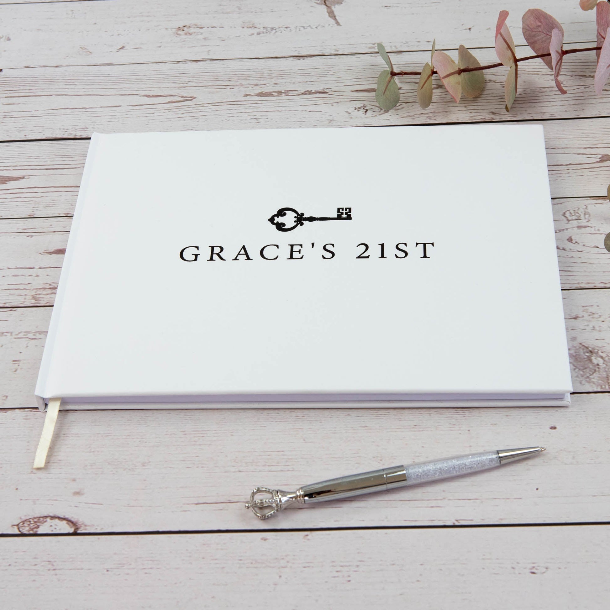 Personalised Birthday Guest Book, 21st birthday - Personalised Guest book - Younique Gifts Melbourne