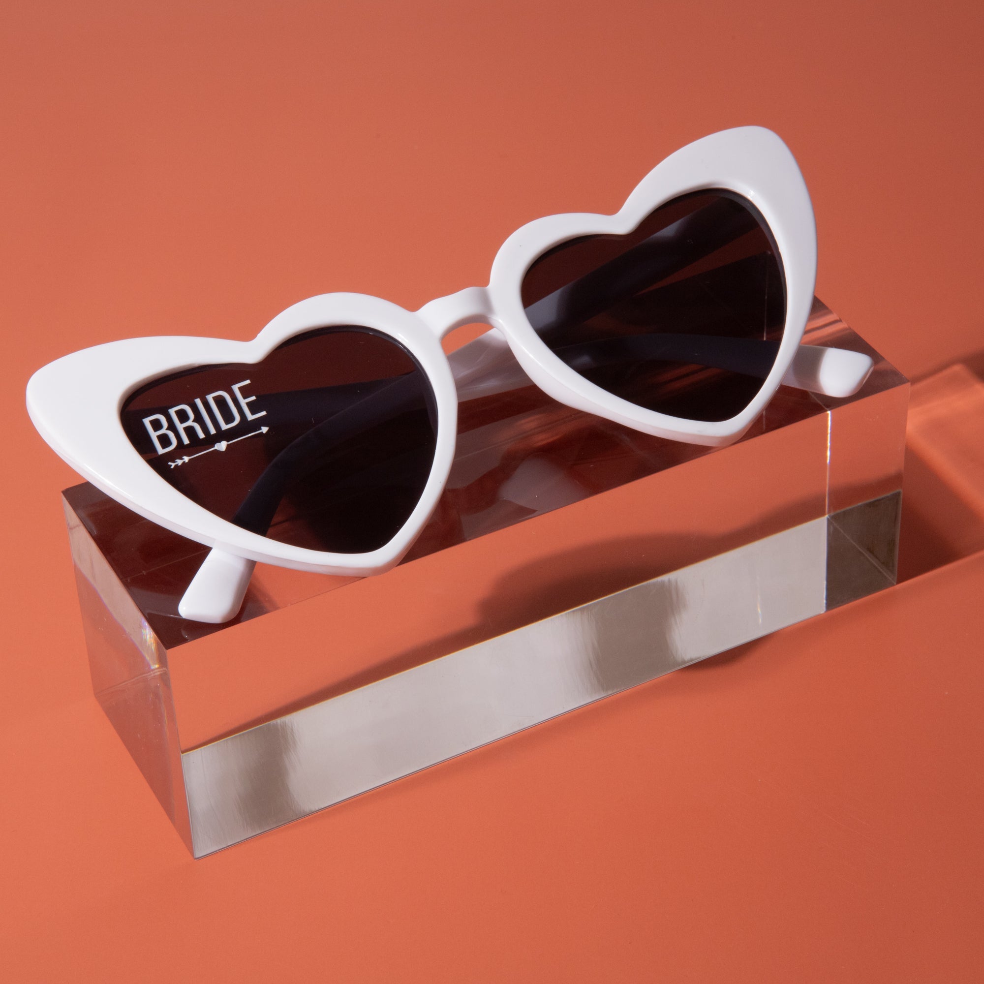 Personalised heart shaped sunglasses for Wedding photo - Personalised wedding gift - Younique Gifts Melbourne