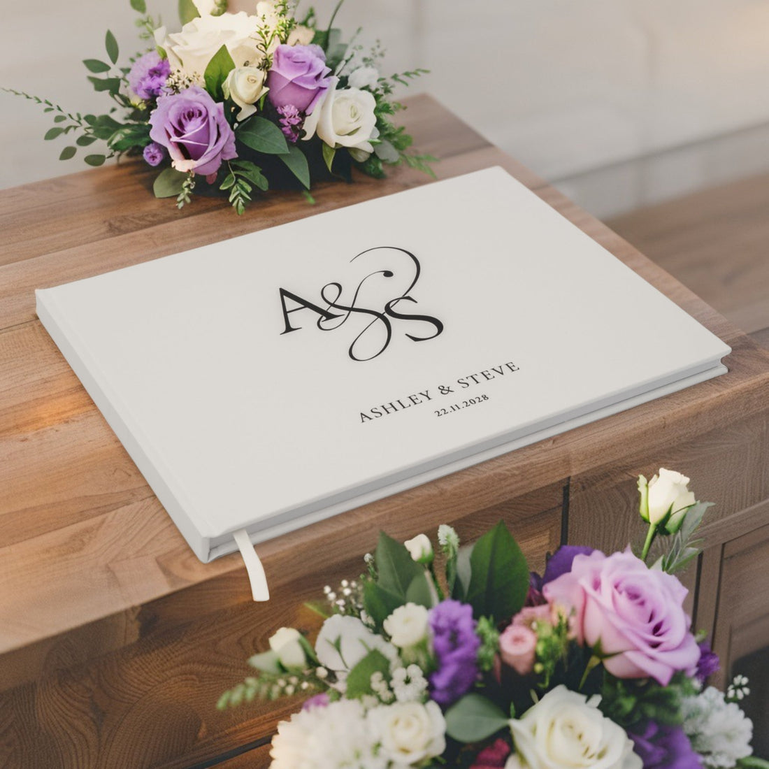 Personalised Wedding Guest Book Australia – Timeless Wedding Keepsake - Personalised Guest book - Younique Gifts Melbourne