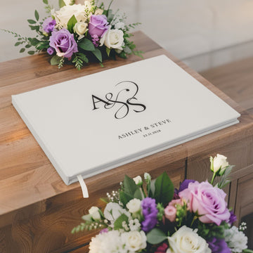 Personalised Wedding Guest Book Australia – Timeless Wedding Keepsake - Personalised Guest book - Younique Gifts Melbourne