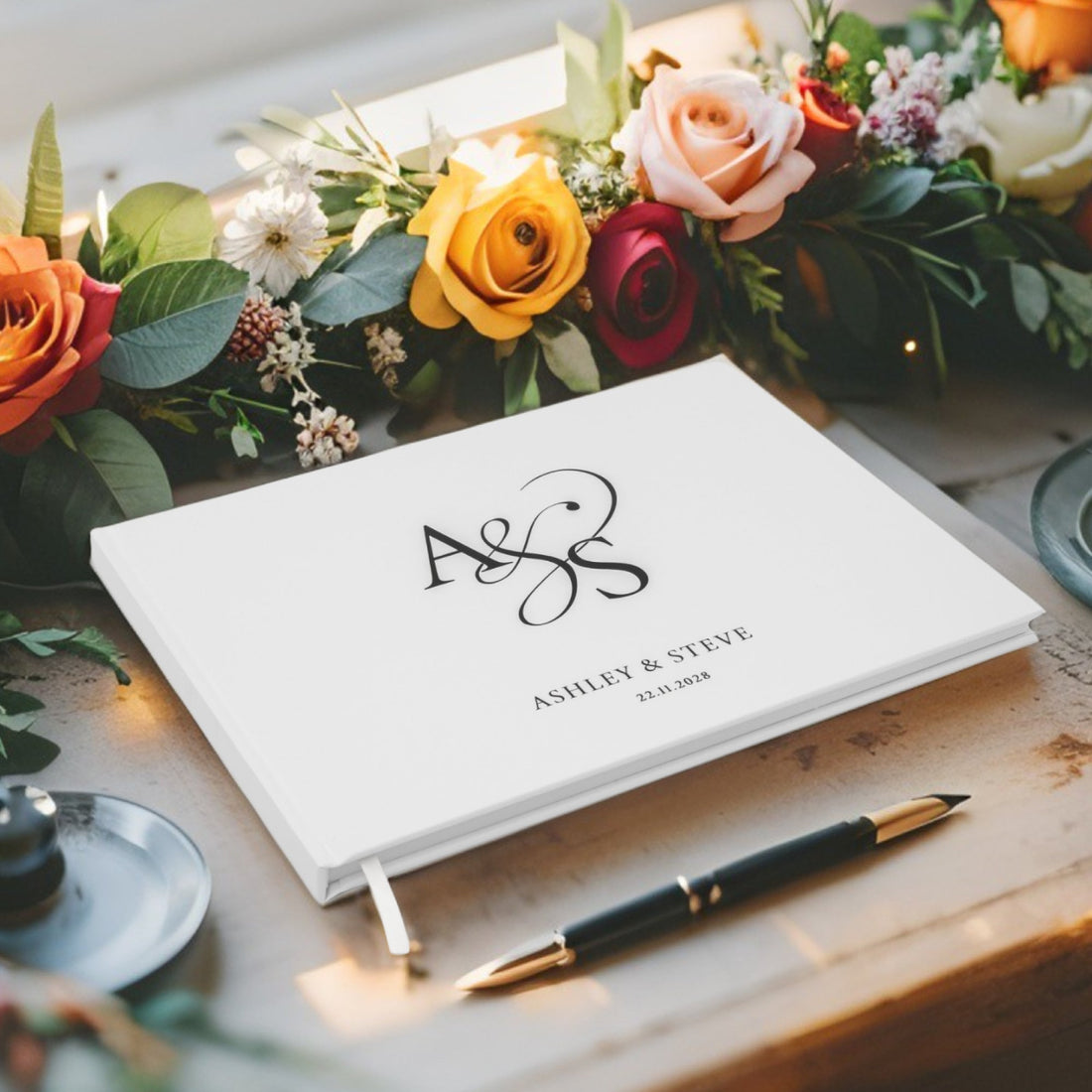 Personalised Wedding Guest Book Australia – Timeless Wedding Keepsake - Personalised Guest book - Younique Gifts Melbourne