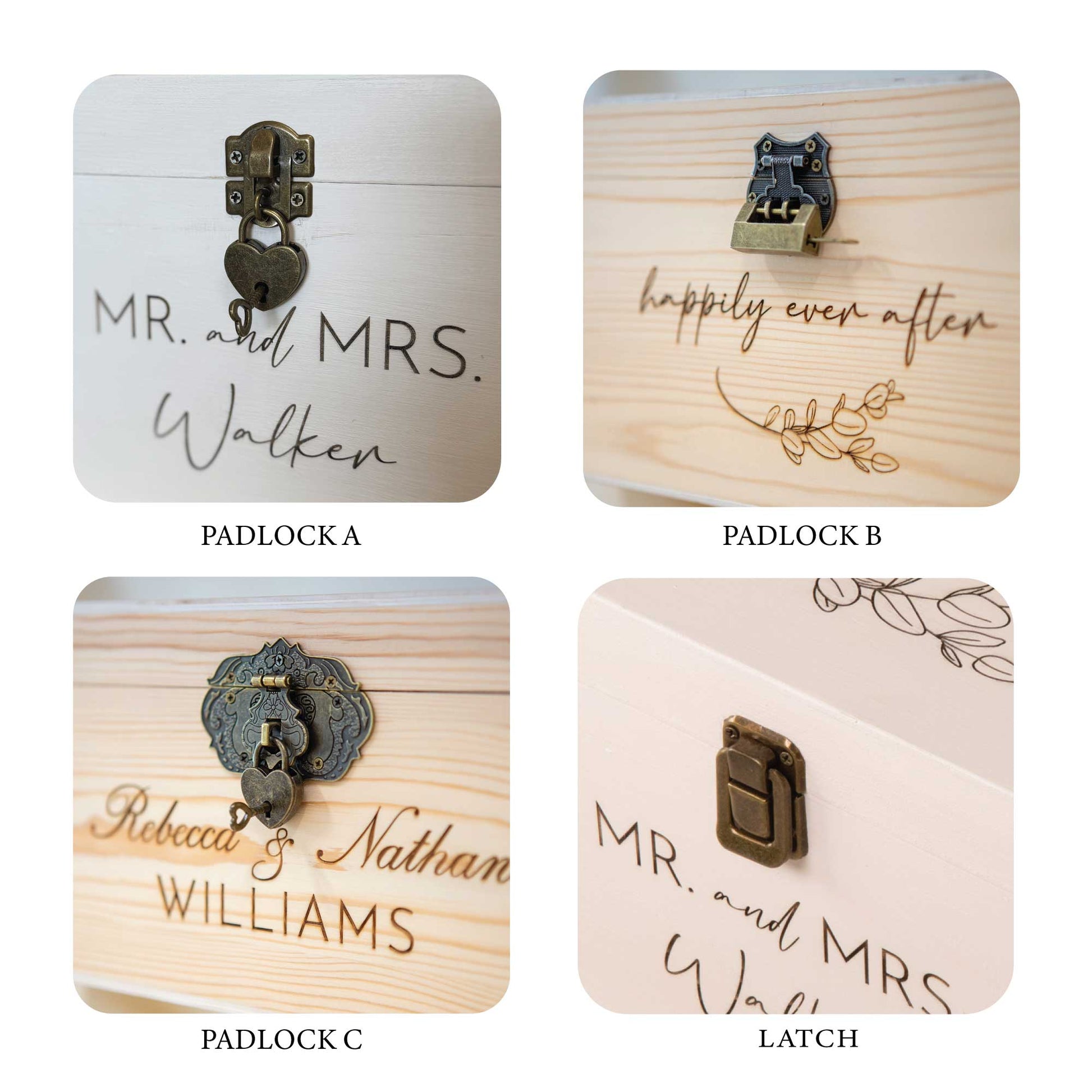 Personalised White Wishing Well Box - Younique Gifts