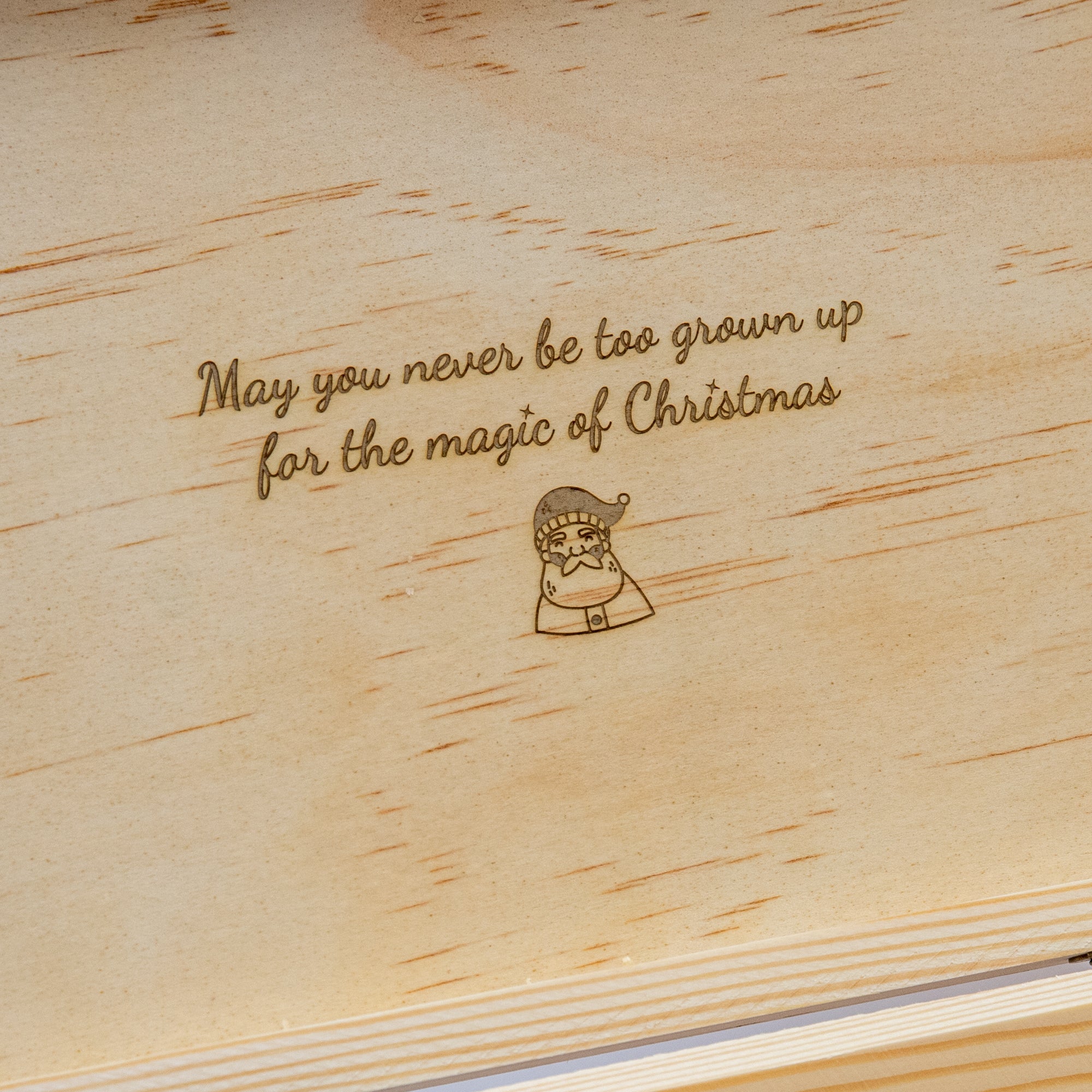 Personalised Wooden Christmas Eve box, Keepsake box - Personalised Keepsake Box - Younique Gifts Melbourne