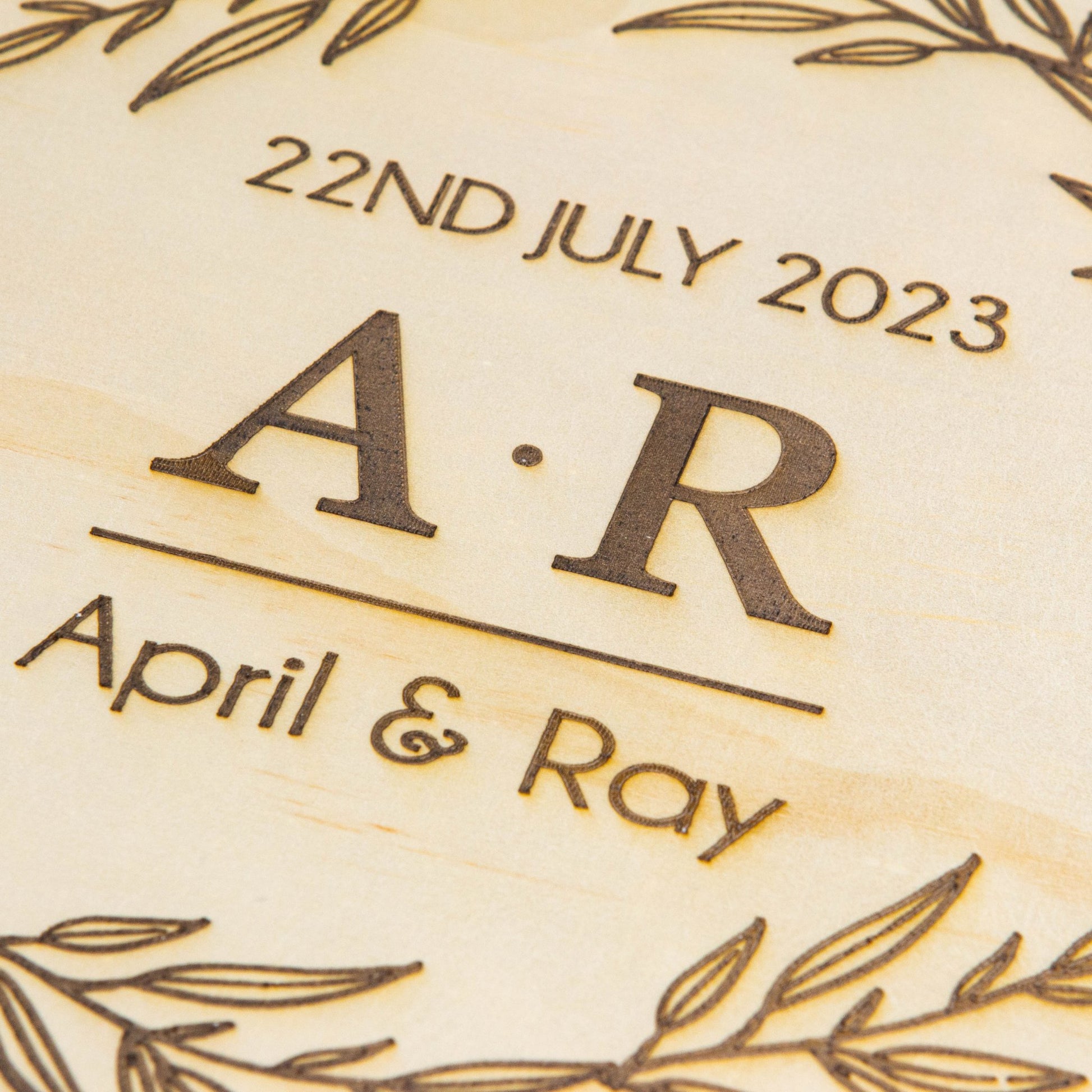 Personalised Wooden Keepsake box for a couple, 5th Anniversary Gift - Personalised Keepsake Box - Younique Gifts Melbourne