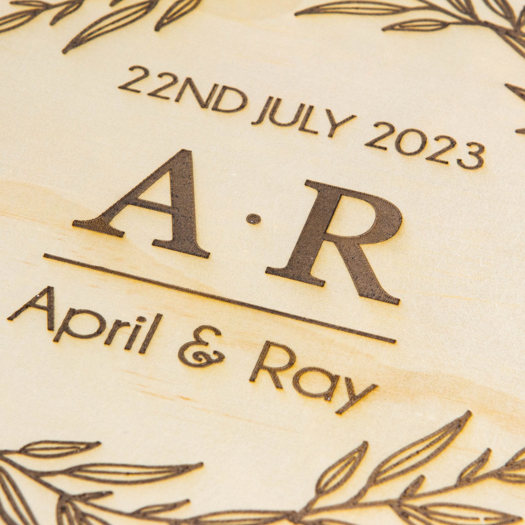 Personalised Wooden Keepsake box for a couple, 5th Anniversary Gift - Personalised Keepsake Box - Younique Gifts Melbourne