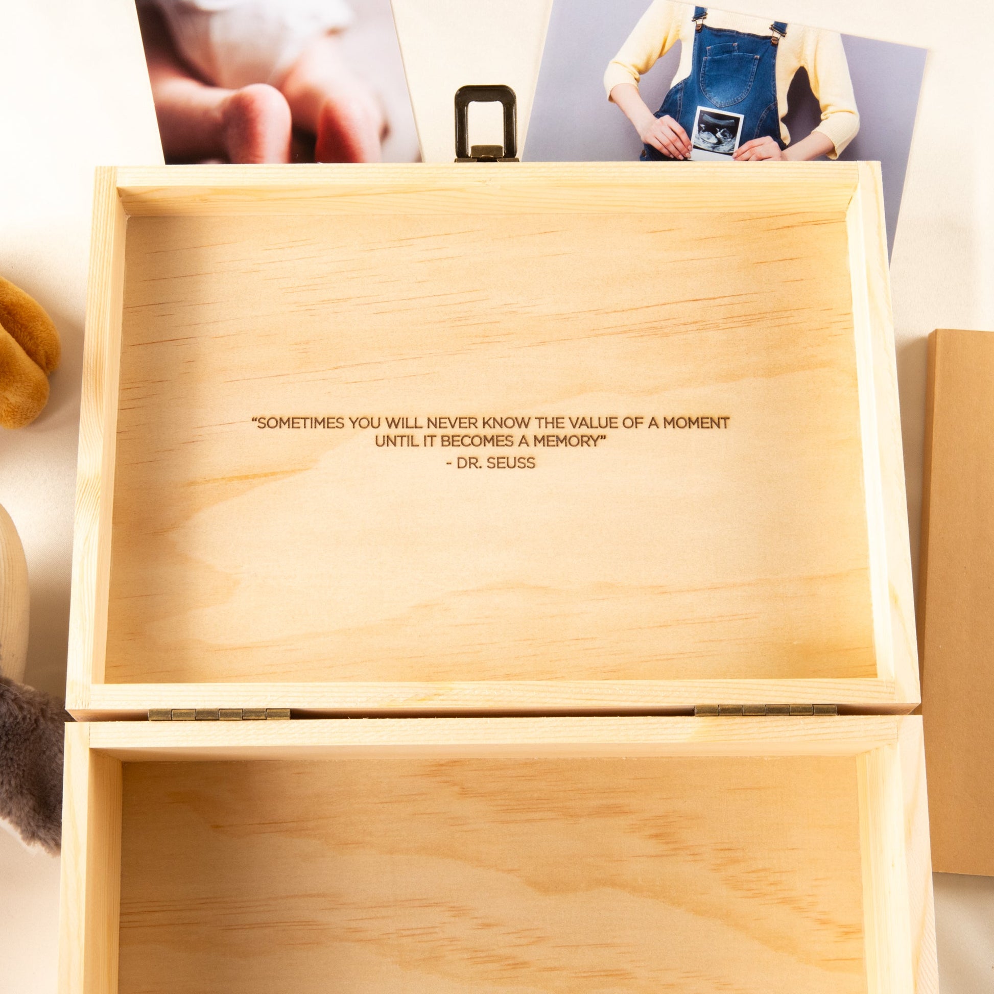 Personalised Wooden Keepsake box, New Baby Mom Gift - Personalised Keepsake Box - Younique Gifts Melbourne