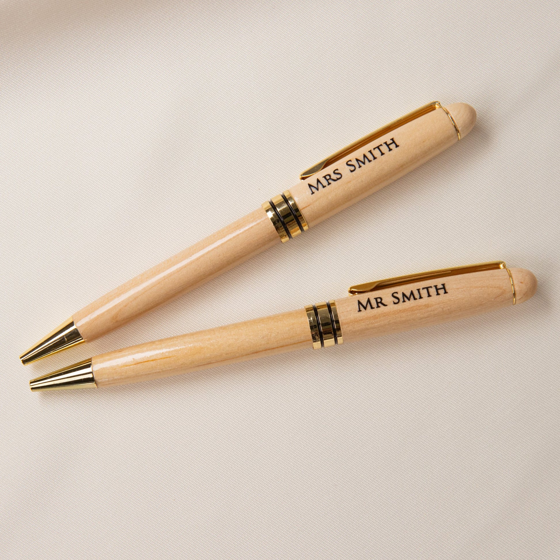 Personalised Wooden Pen Set, Laser Engraved - Personalised Pen - Younique Gifts Melbourne