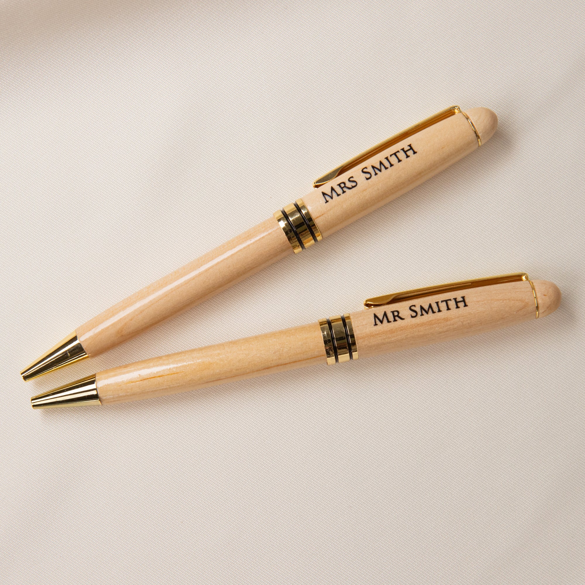 Personalised Wooden Pen Set, Laser Engraved - Personalised Pen - Younique Gifts Melbourne