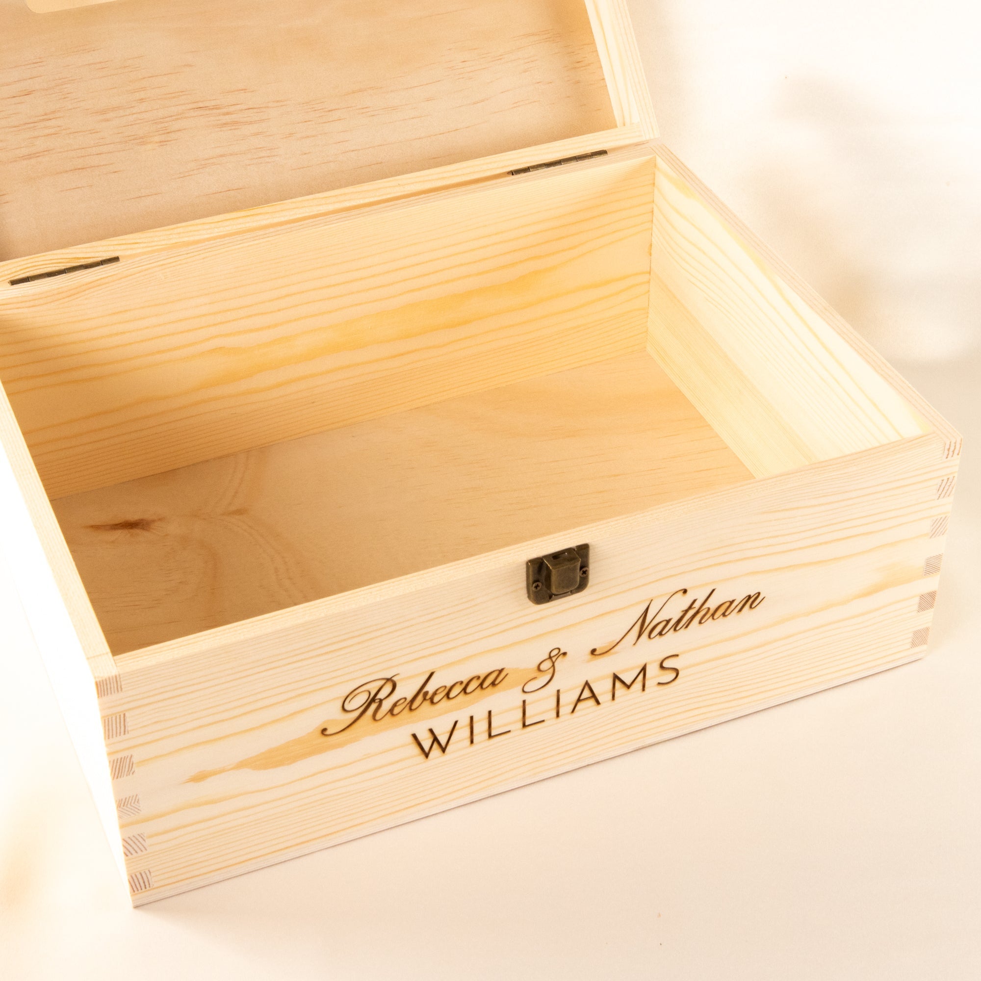 Personalised Wooden Wishing Well Box | Eternal Heart - Younique Gifts