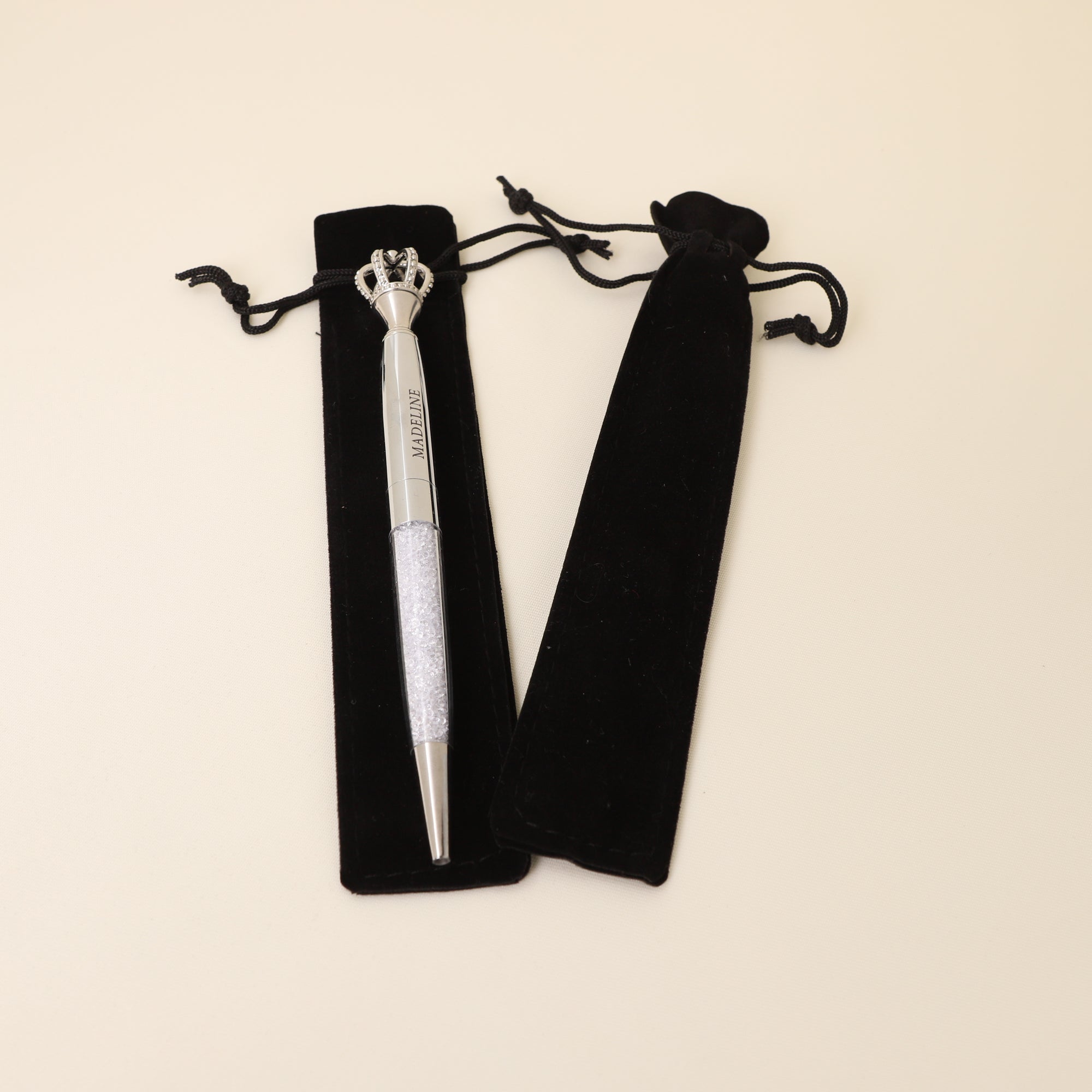 Personalised Crown Pens with Black Ink, Custom Pen for Bridesmaid Wedding Pens, Bridesmaid Gifts, Teacher or Student Gift