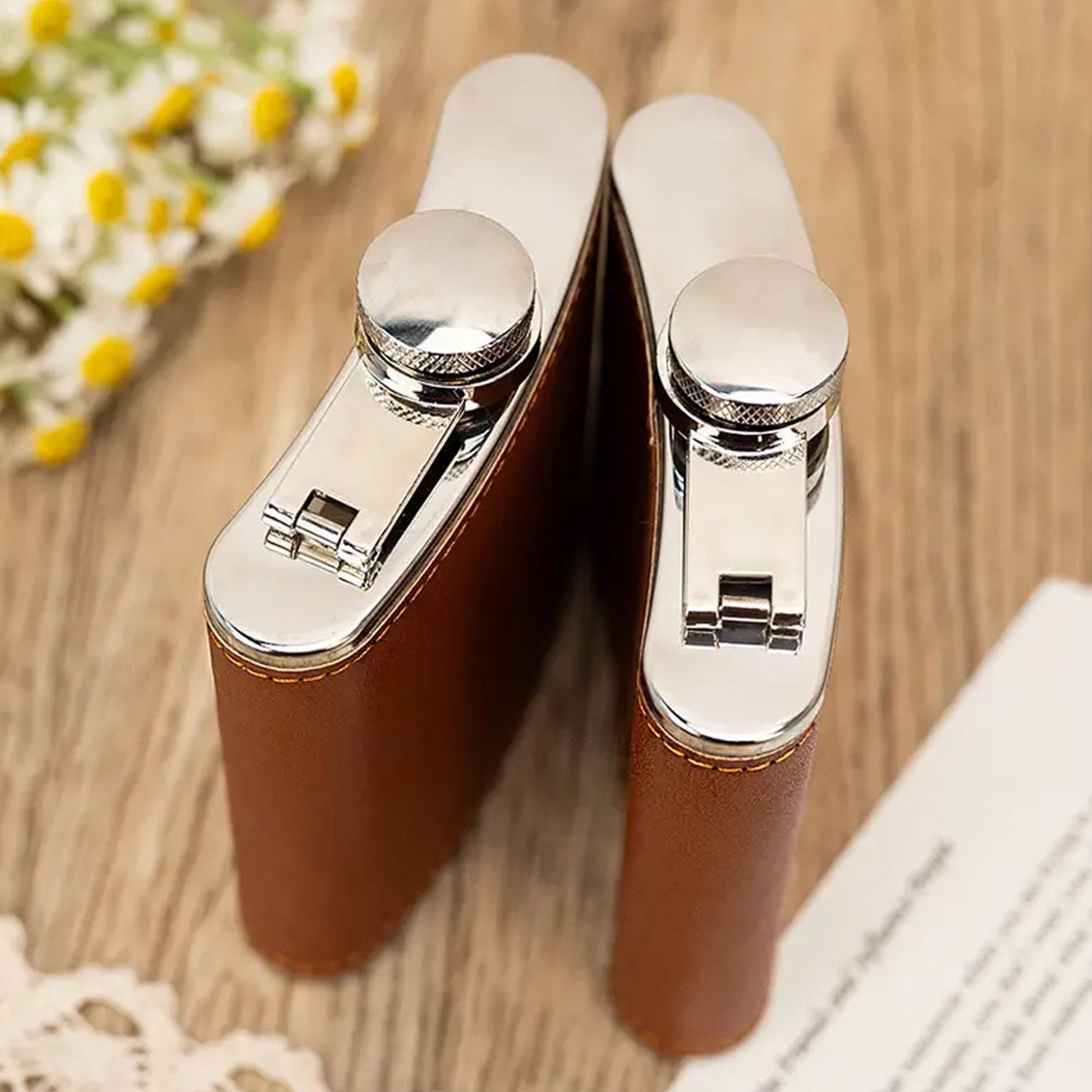 Personalized Groomsman Flask: Laser Engraved Stainless Steel Gift - Personalised Flask - Younique Gifts Melbourne