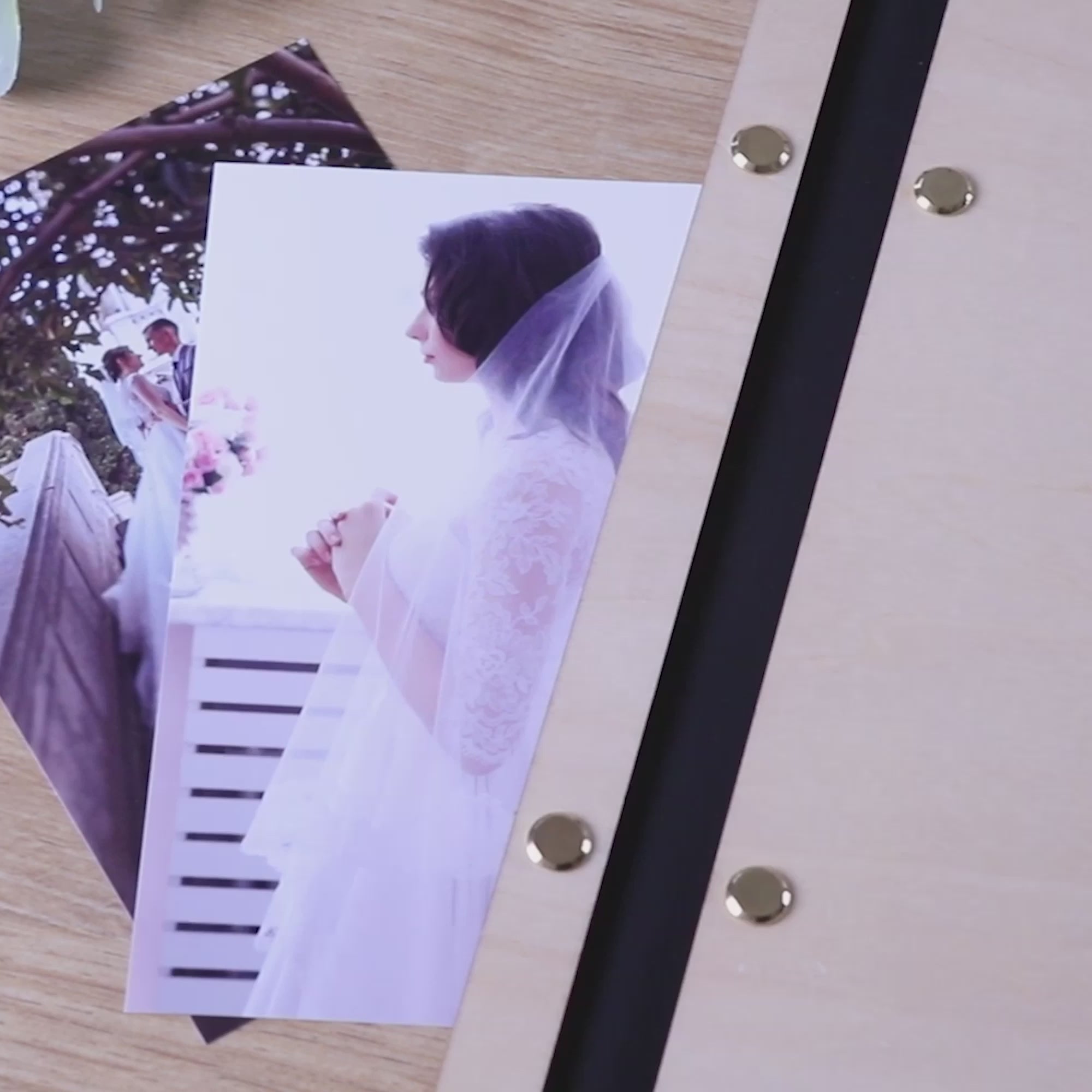 Minimalist Wedding Guest Book – Personalised for Your Special Day