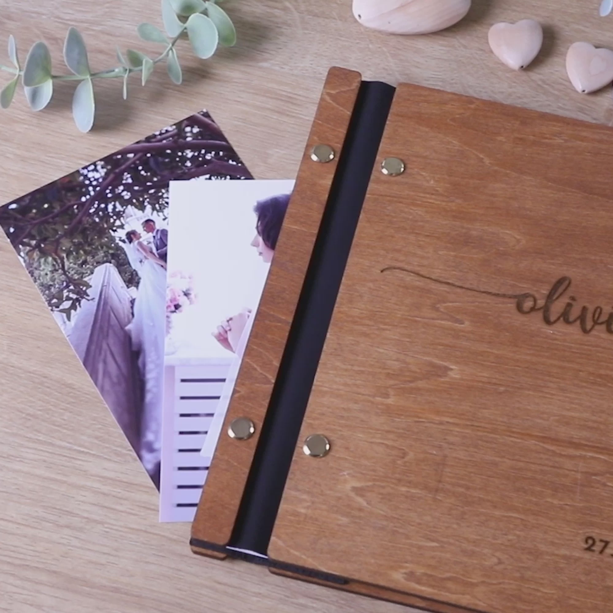 Personalised Wedding Guest Book Australia – Handmade Wedding Keepsake
