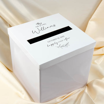 Printed Wishing Well box | White Card Board - Younique Gifts