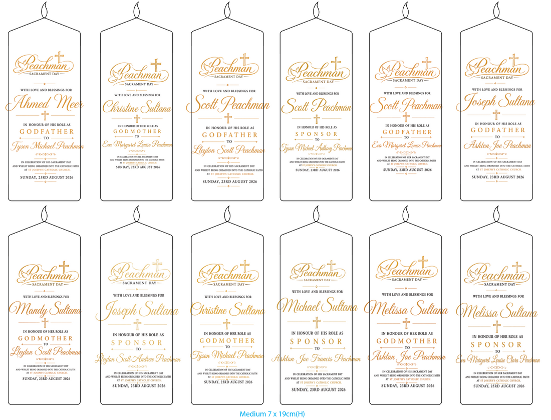Custom Candle Order for Louise