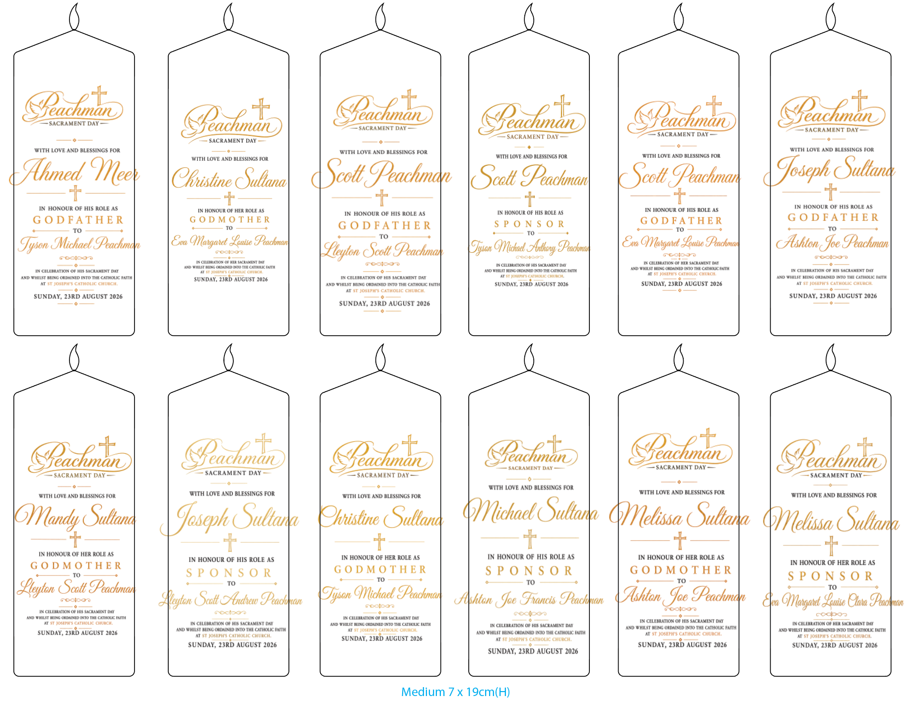 Custom Candle Order for Louise