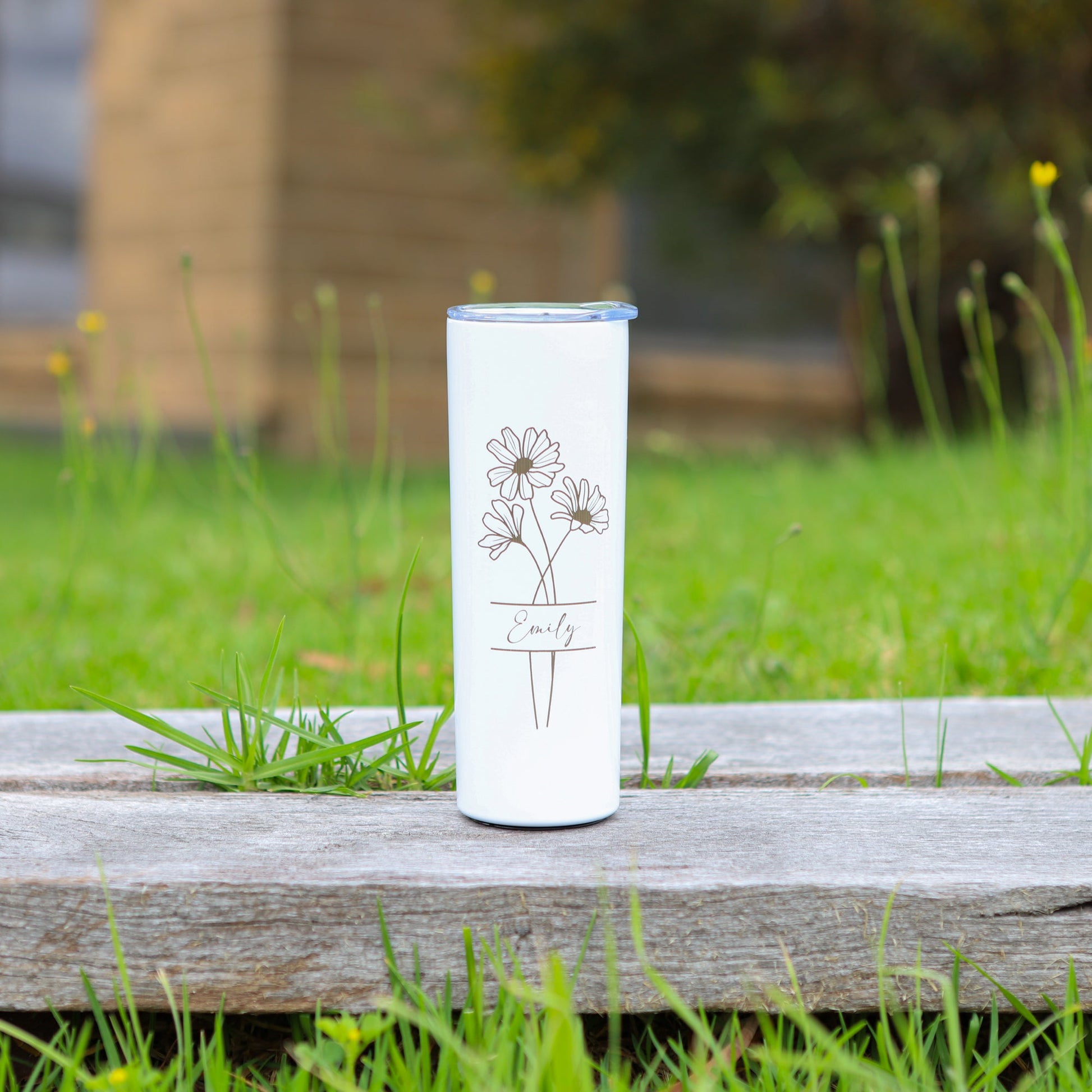 Skinny Tumbler, Personalised gift for Bridesmaid and Birthday - Personalised tumbler - Younique Gifts Melbourne