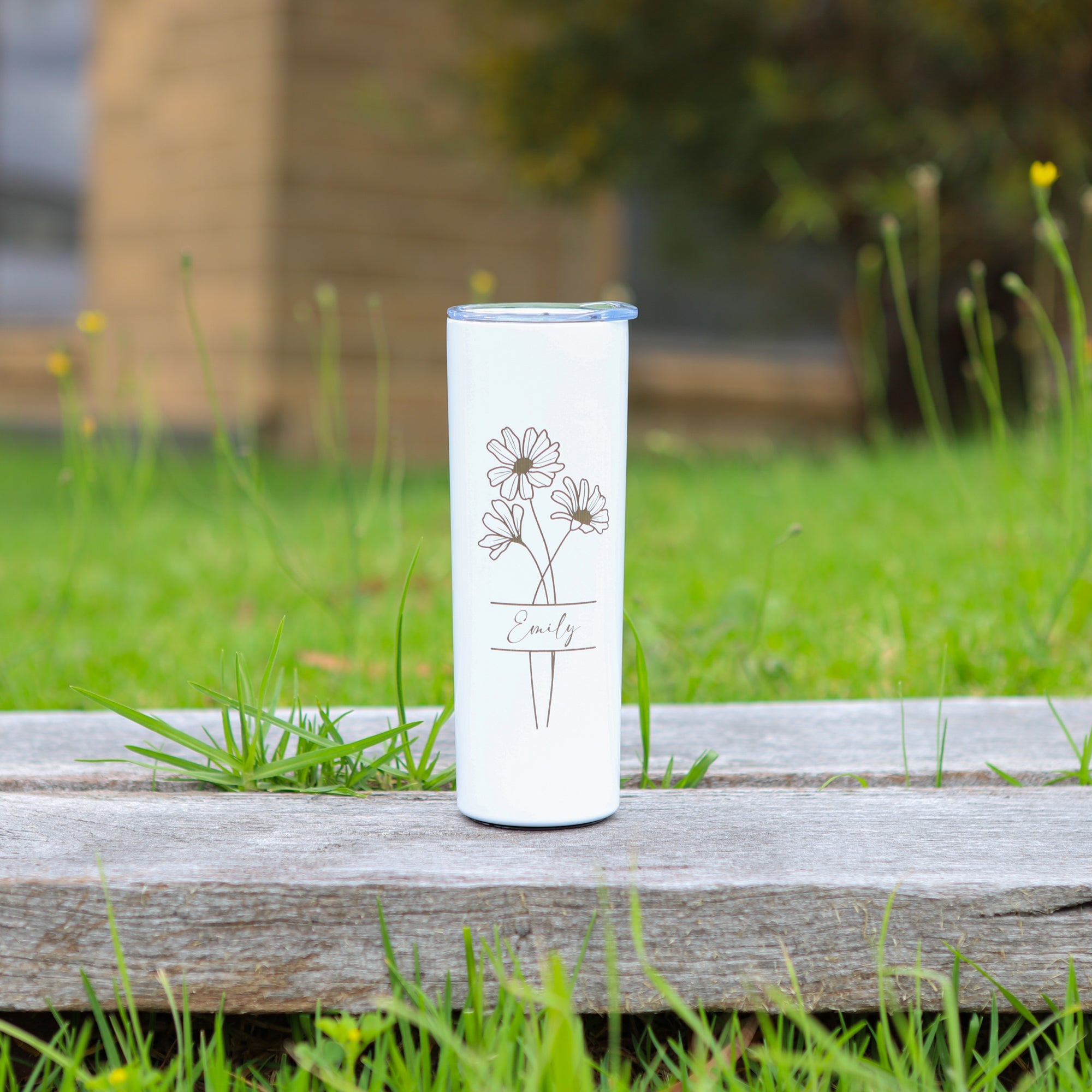 Skinny Tumbler, Personalised gift for Bridesmaid and Birthday - Personalised tumbler - Younique Gifts Melbourne