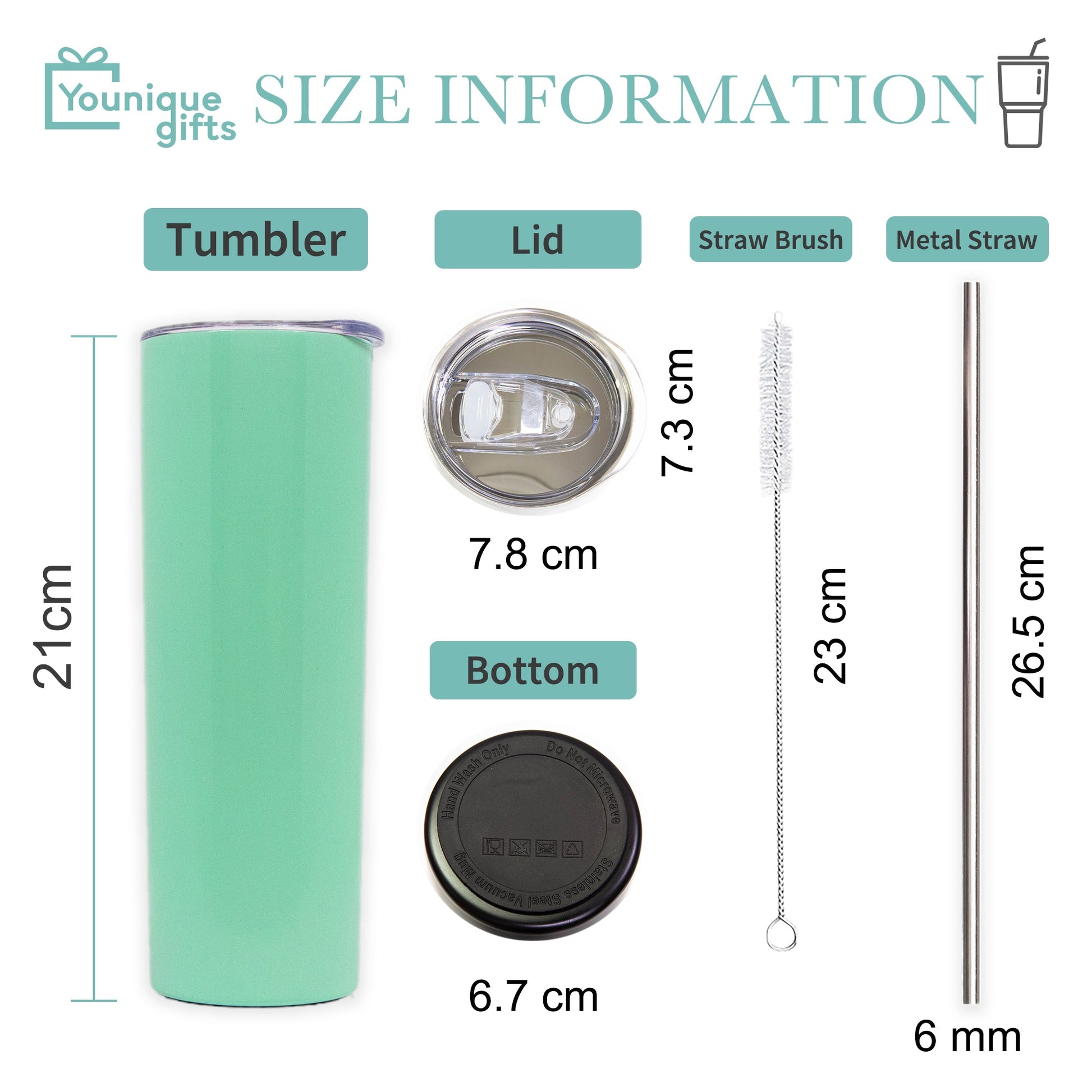 Skinny Tumbler, Personalised gift for Bridesmaid and Birthday - Personalised tumbler - Younique Gifts Melbourne