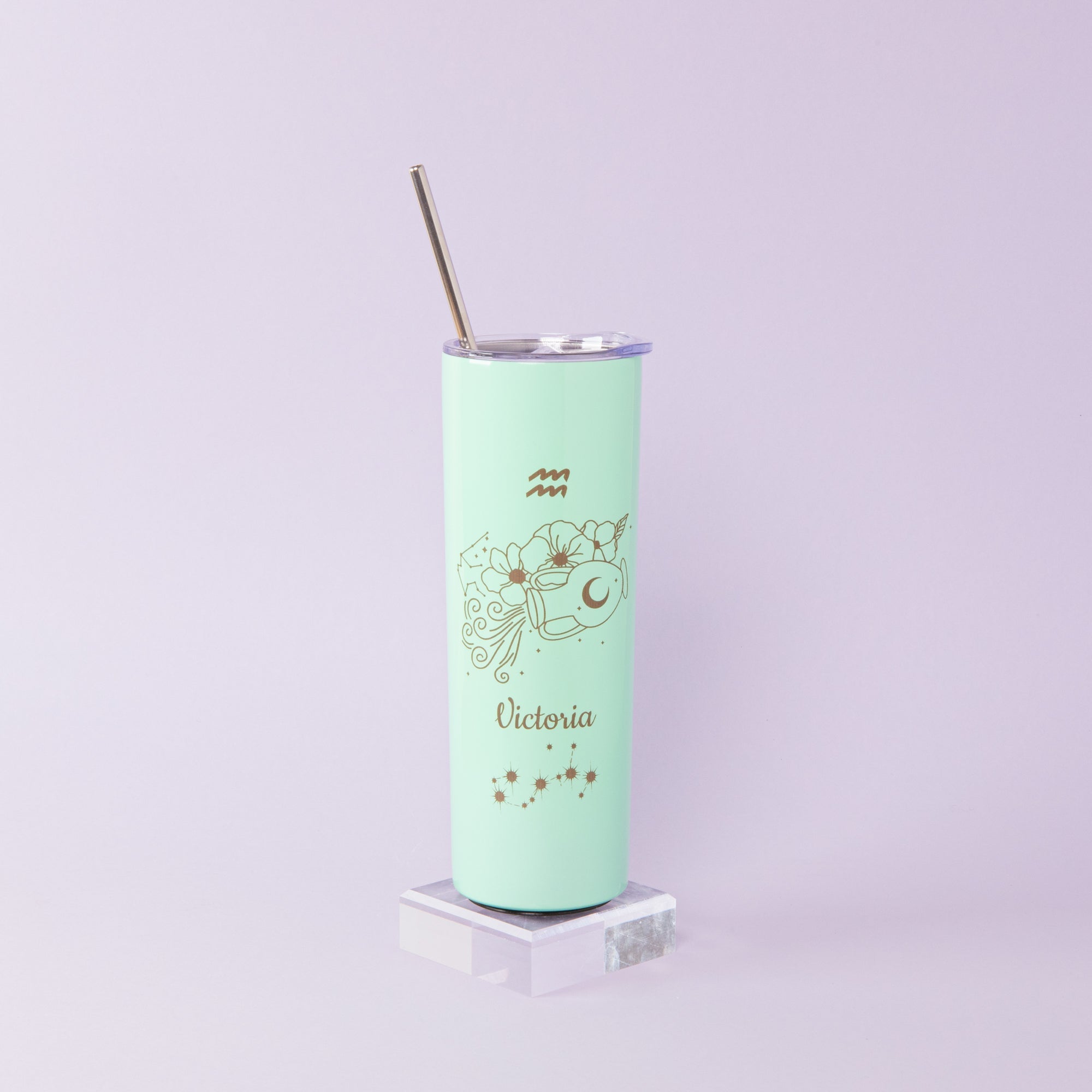 Zodiac Signs Tumbler, Personalised gift for Bridesmaid and Birthday - Personalised tumbler - Younique Gifts Melbourne