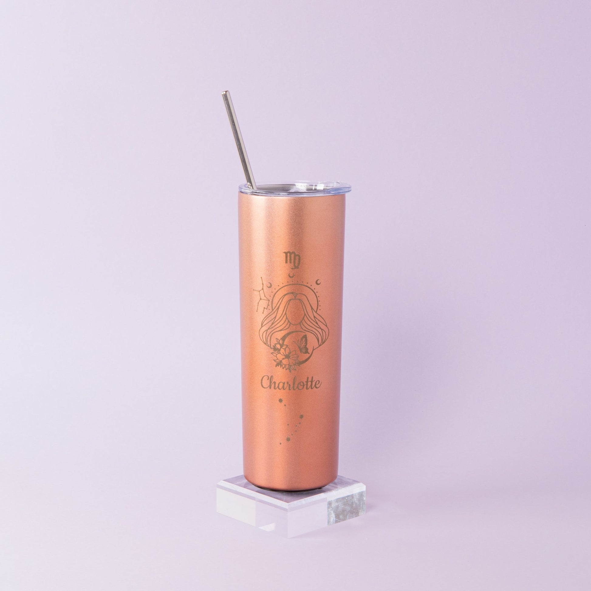 Zodiac Signs Tumbler, Personalised gift for Bridesmaid and Birthday - Personalised tumbler - Younique Gifts Melbourne