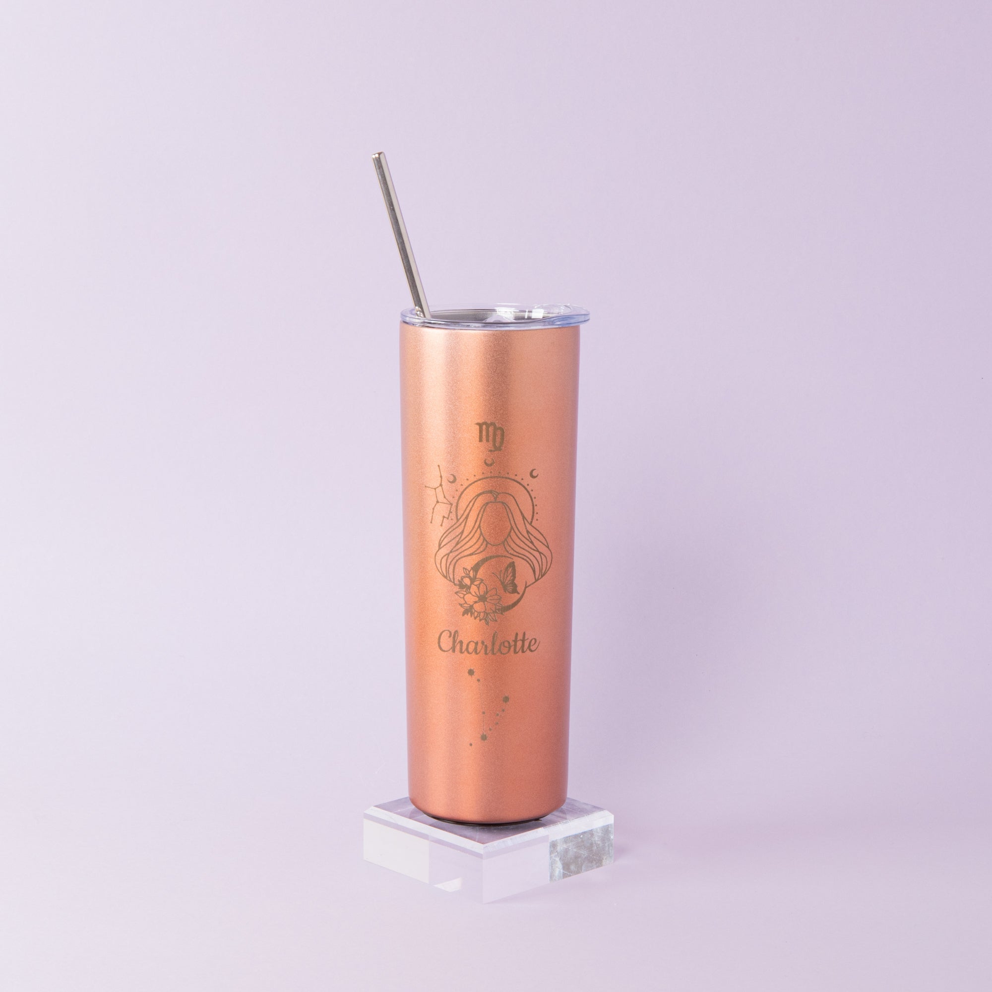 Zodiac Signs Tumbler, Personalised gift for Bridesmaid and Birthday - Personalised tumbler - Younique Gifts Melbourne