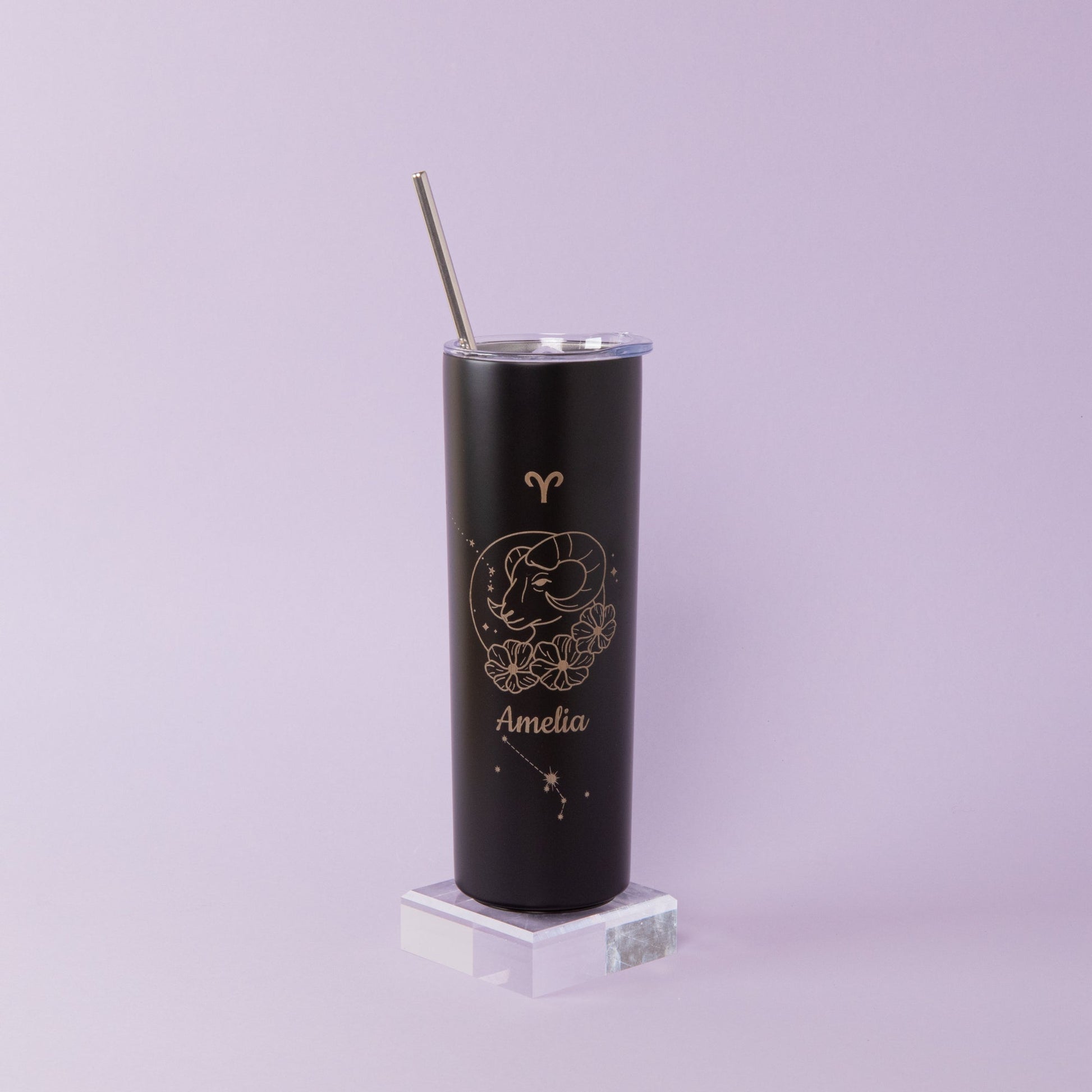 Zodiac Signs Tumbler, Personalised gift for Bridesmaid and Birthday - Personalised tumbler - Younique Gifts Melbourne