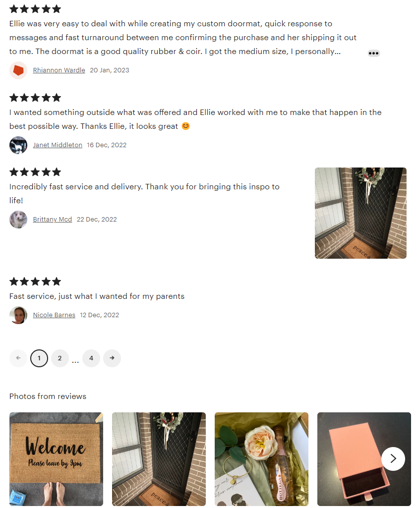 Personalised Doormat, Housewarming Gift [9pm]